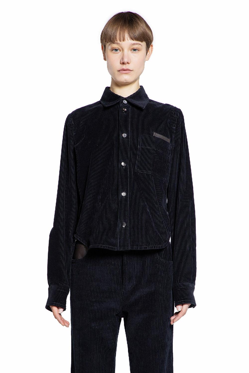 Antonioli BOTTEGA VENETA WOMAN BLUE SHIRTS