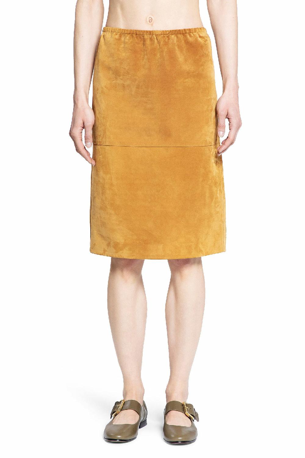 Antonioli BOTTEGA VENETA WOMAN BROWN SKIRTS
