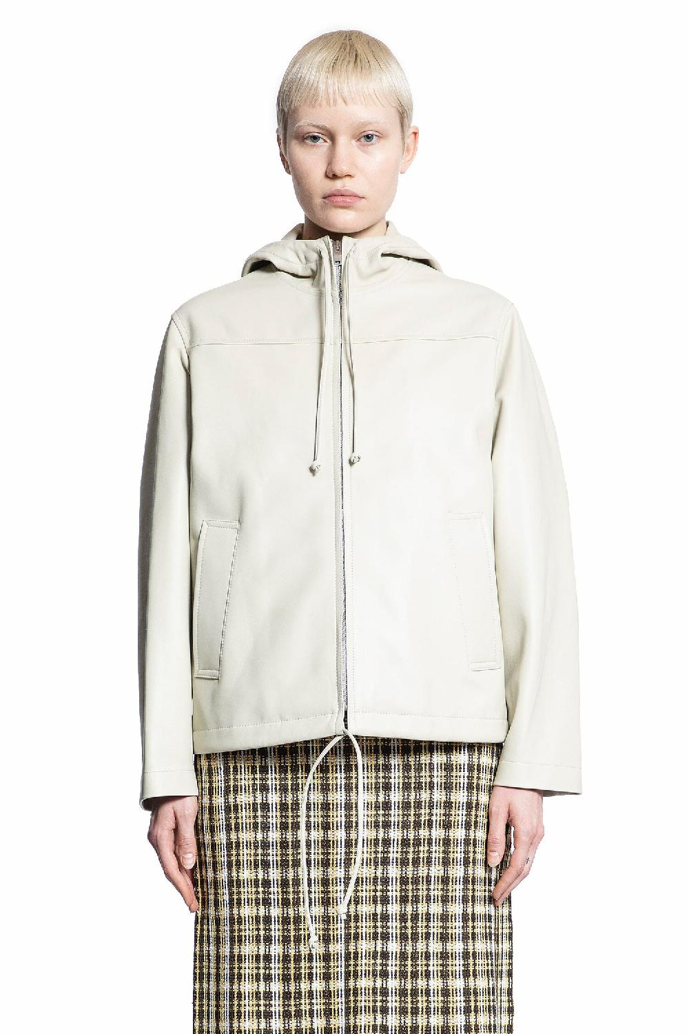 Antonioli BOTTEGA VENETA WOMAN OFF-WHITE JACKETS