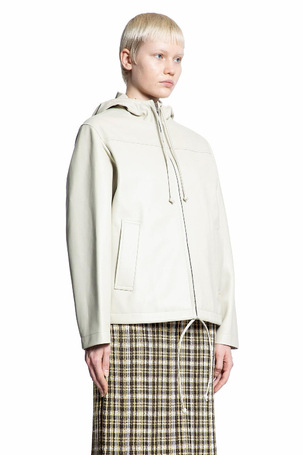Antonioli BOTTEGA VENETA WOMAN OFF-WHITE JACKETS
