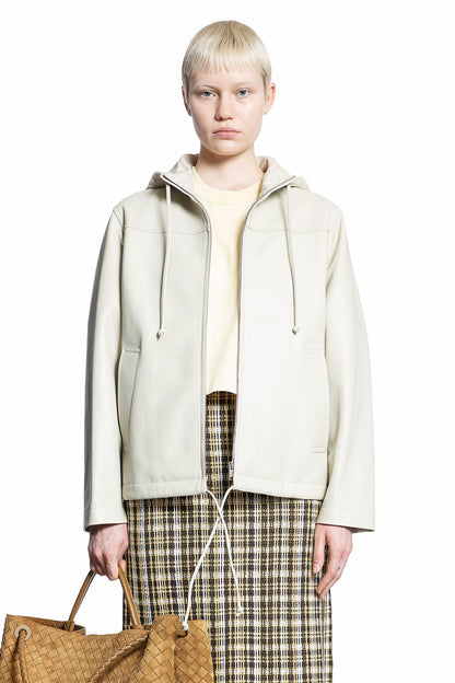 Antonioli BOTTEGA VENETA WOMAN OFF-WHITE JACKETS