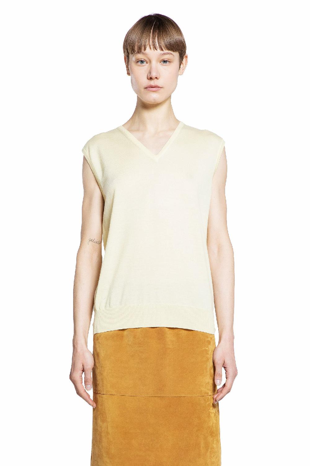Antonioli BOTTEGA VENETA WOMAN YELLOW VESTS