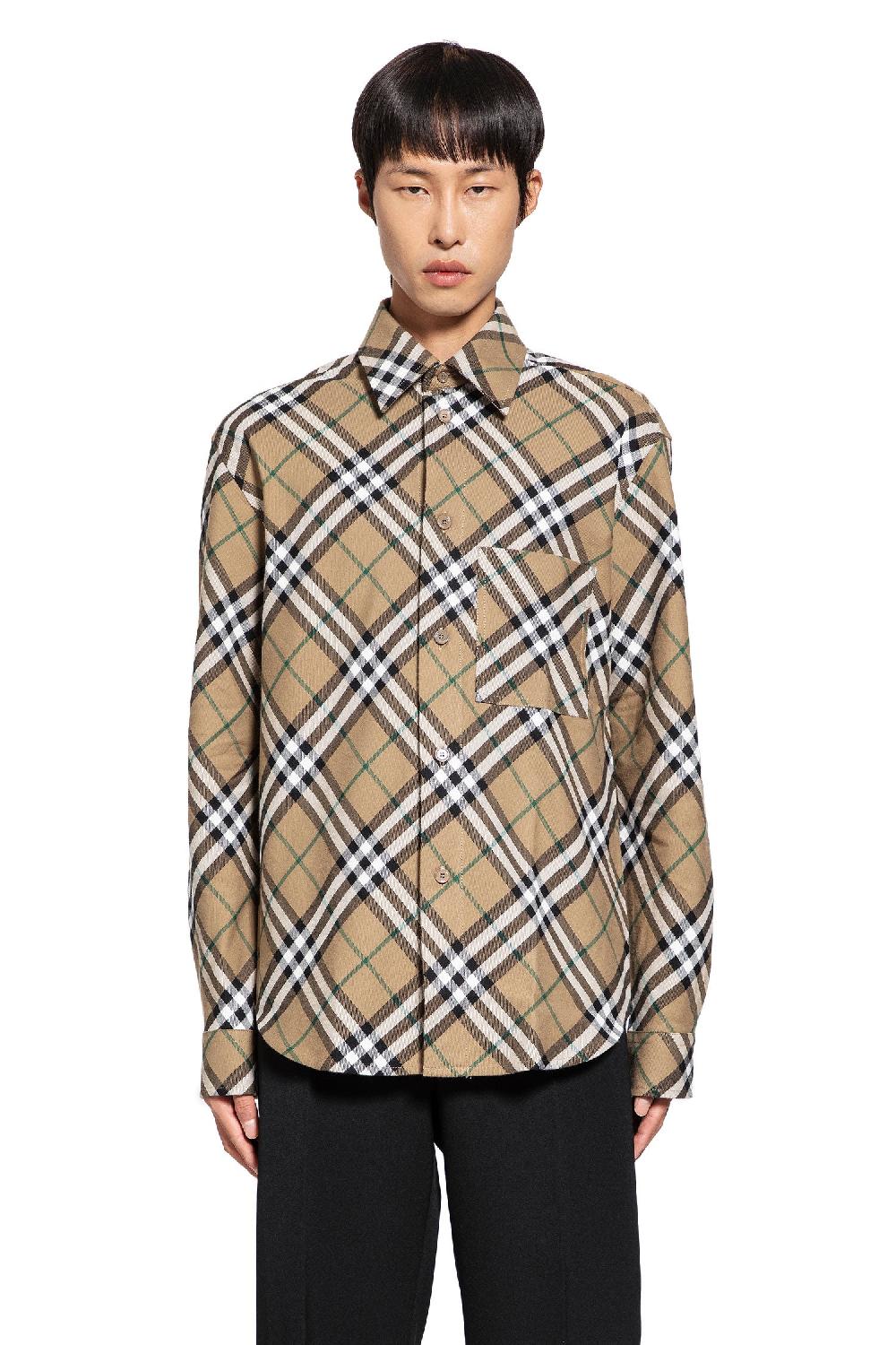 Antonioli BURBERRY MAN BEIGE SHIRTS