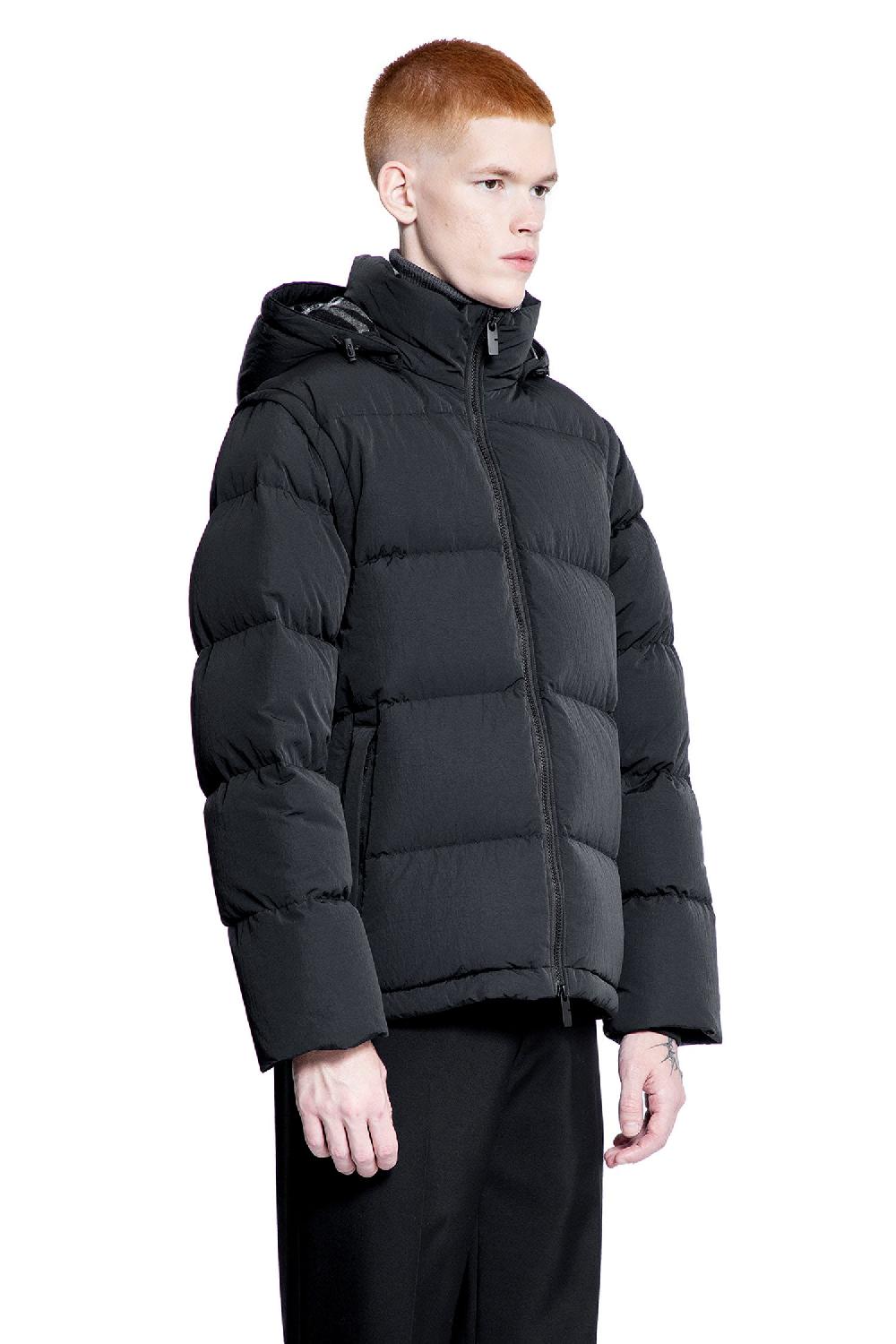 Antonioli BURBERRY MAN BLACK JACKETS