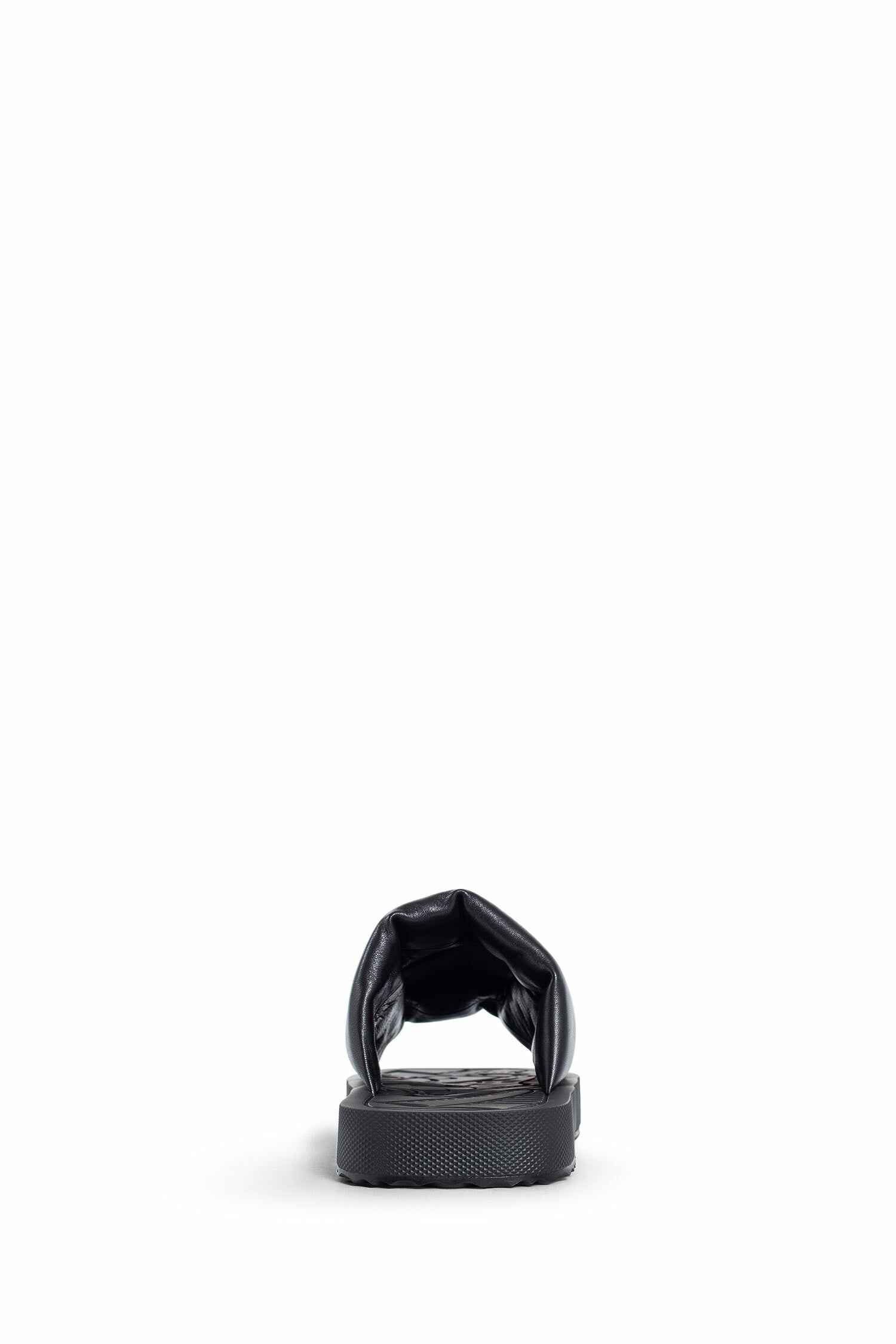 Antonioli BURBERRY MAN BLACK SANDALS & SLIDES