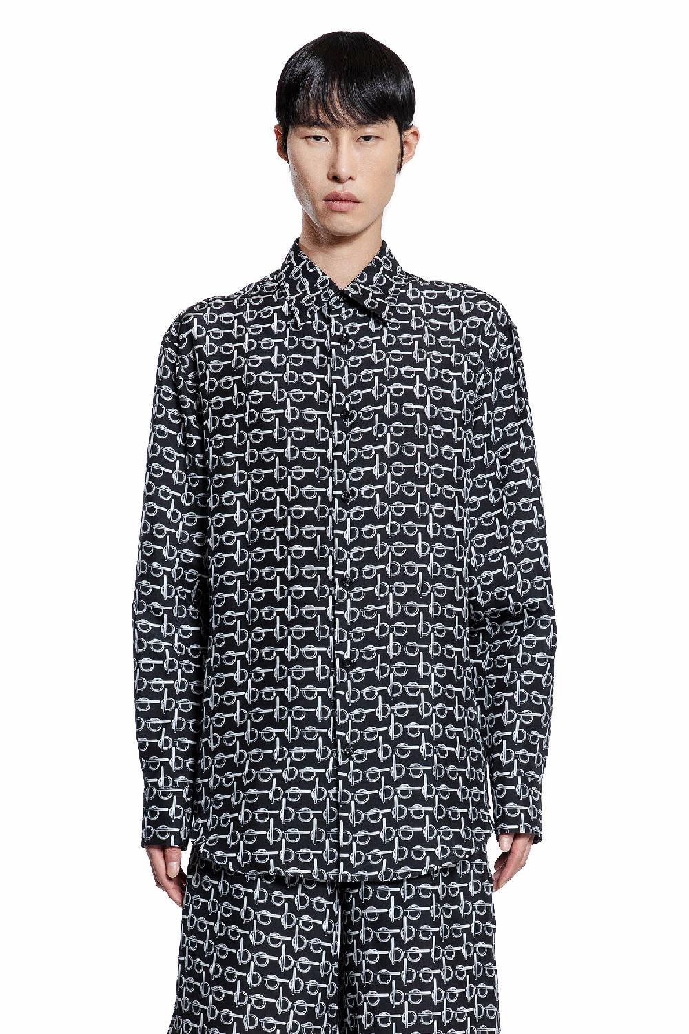 Antonioli BURBERRY MAN BLACK SHIRTS