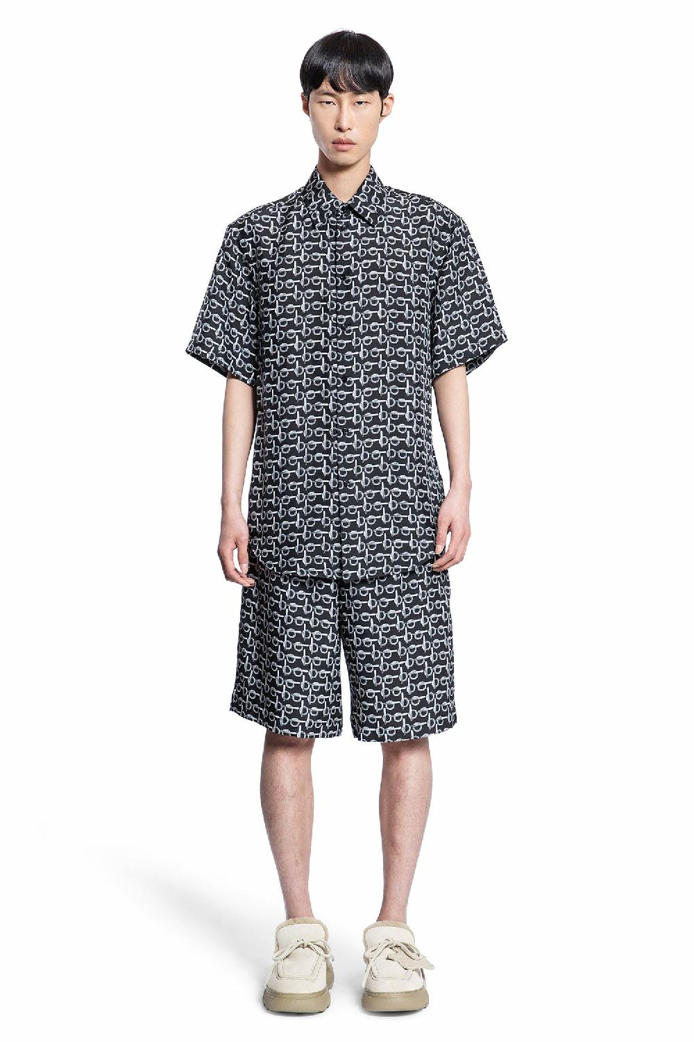 Antonioli BURBERRY MAN BLACK SHIRTS