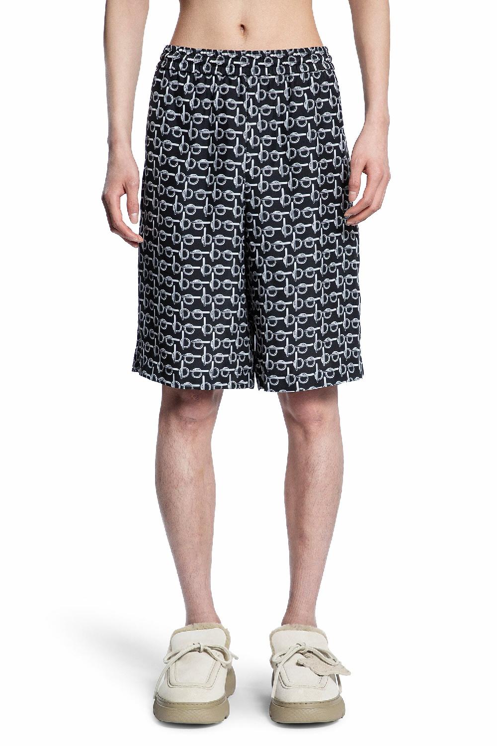 Antonioli BURBERRY MAN BLACK SHORTS & SKIRTS
