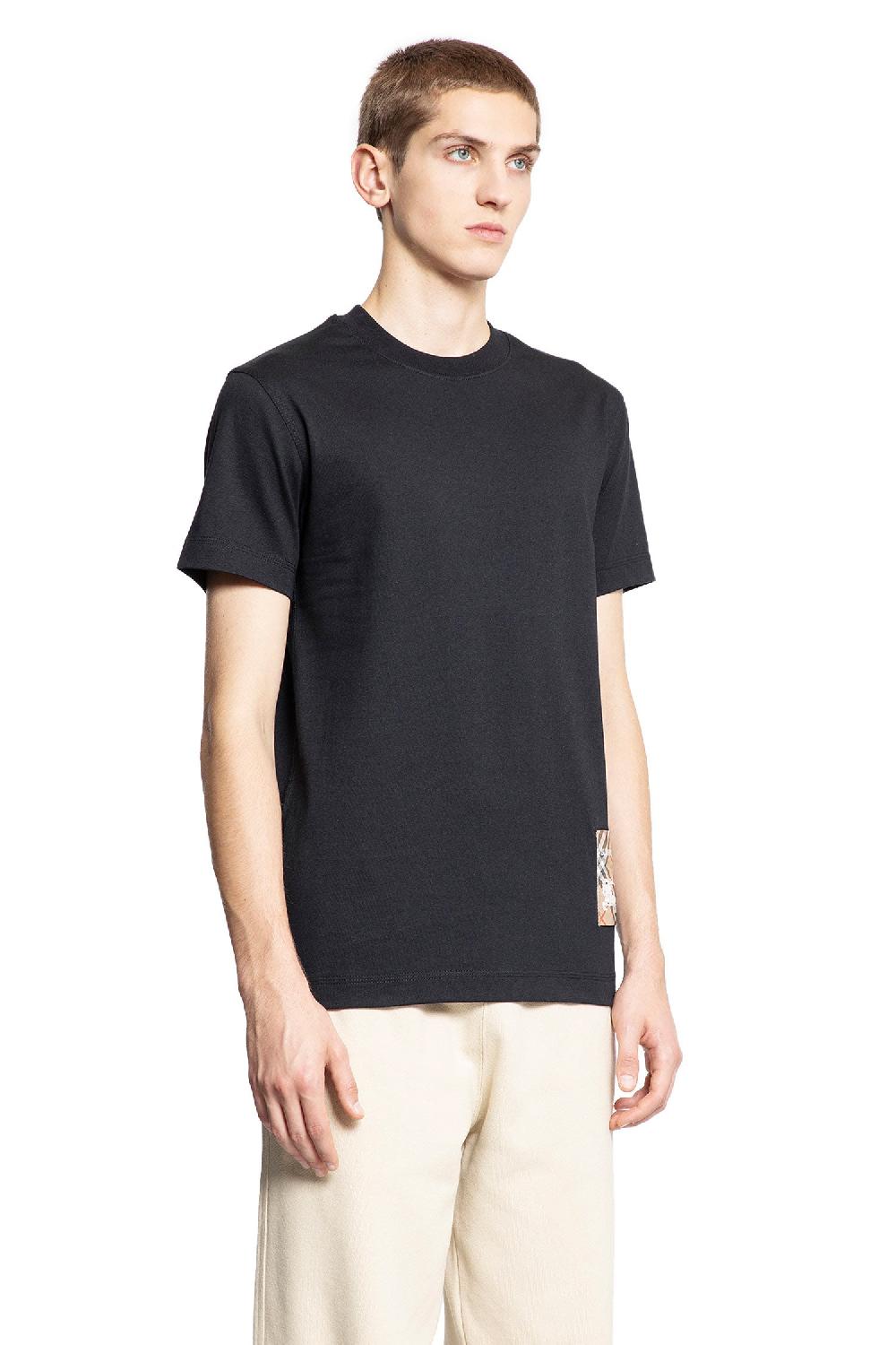 Antonioli BURBERRY MAN BLACK T-SHIRTS & TANK TOPS