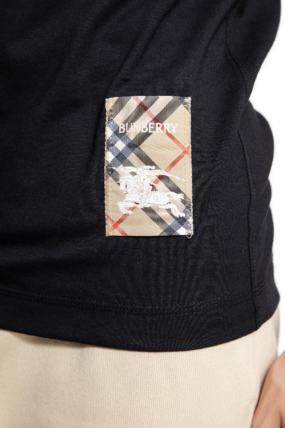 Antonioli BURBERRY MAN BLACK T-SHIRTS & TANK TOPS