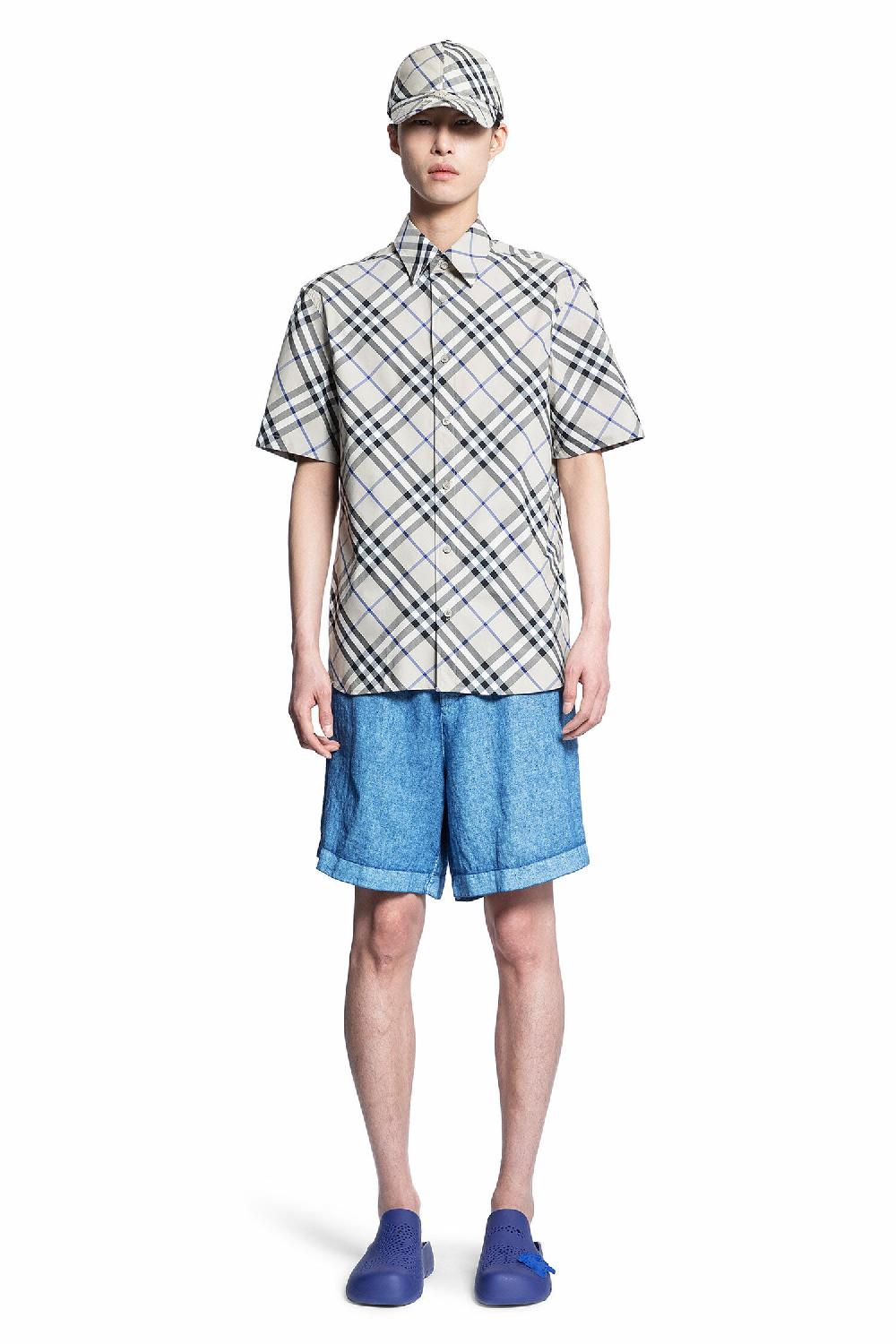 Antonioli BURBERRY MAN BLUE SHORTS & SKIRTS