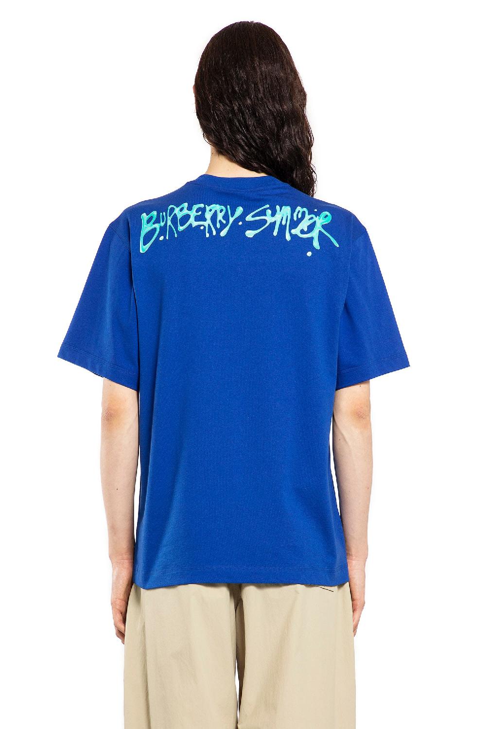 Antonioli BURBERRY MAN BLUE T-SHIRTS & TANK TOPS