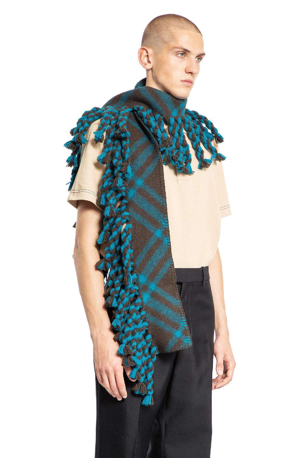 Antonioli BURBERRY MAN GREEN SCARVES