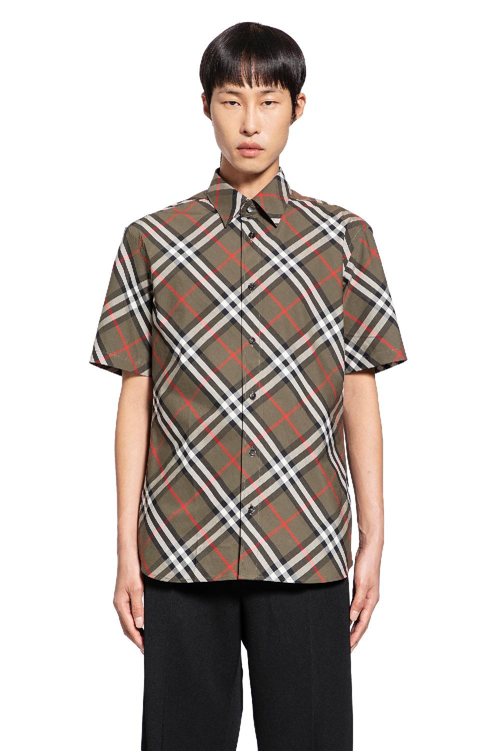 Antonioli BURBERRY MAN GREEN SHIRTS