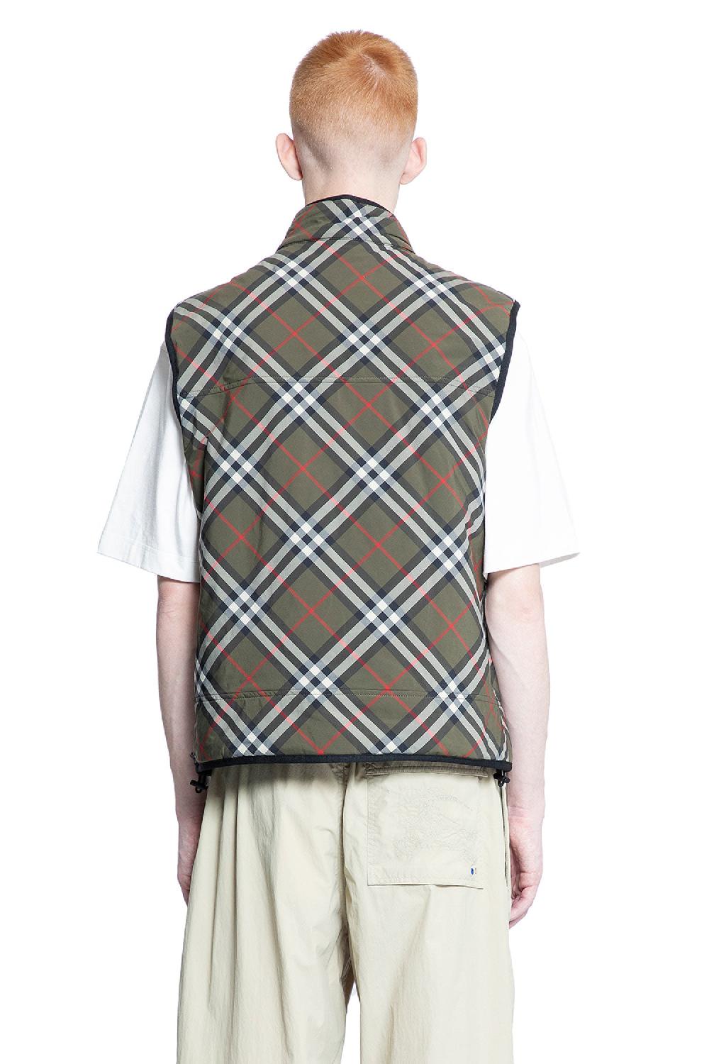 Antonioli BURBERRY MAN GREEN VESTS