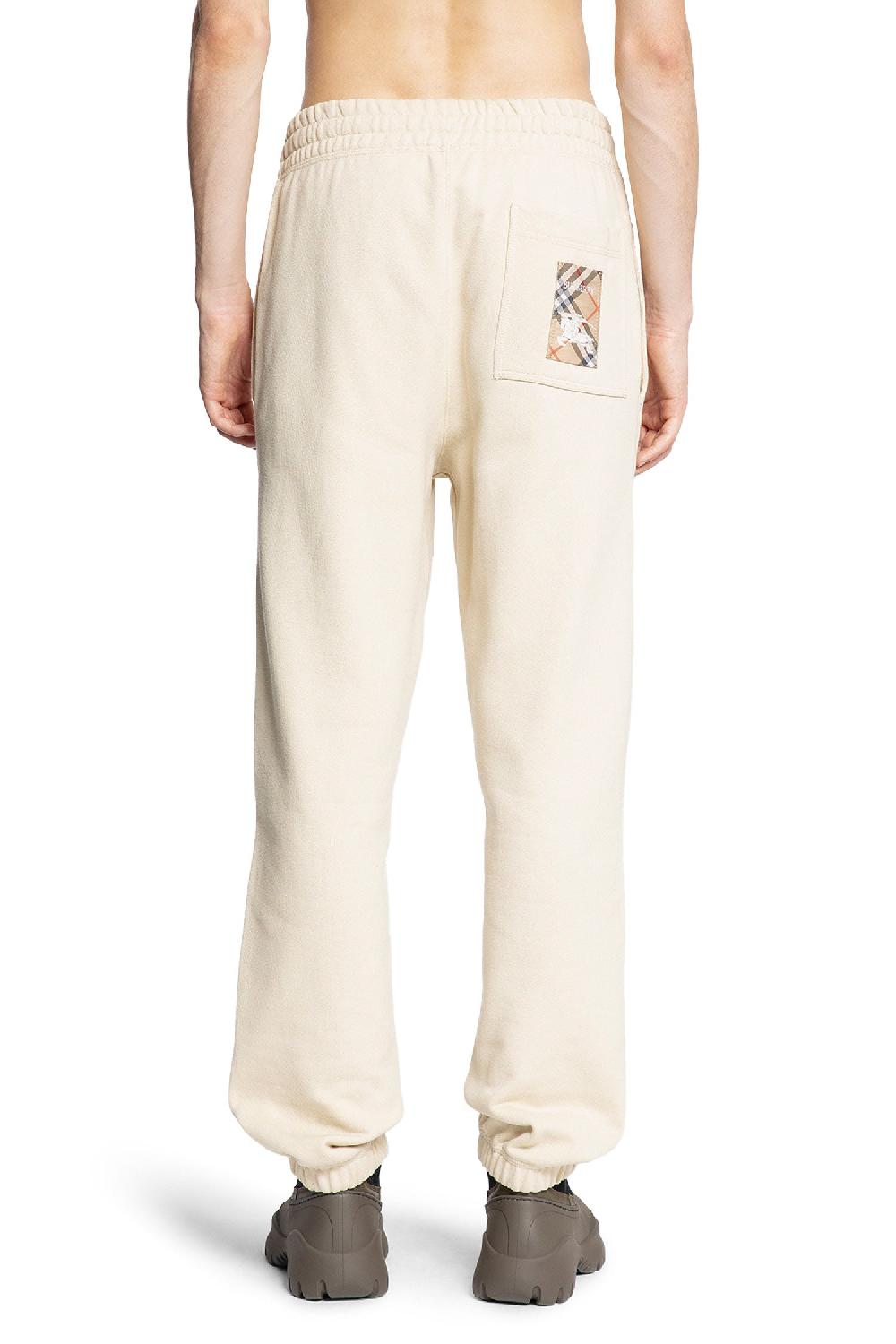 Antonioli BURBERRY MAN OFF-WHITE TROUSERS