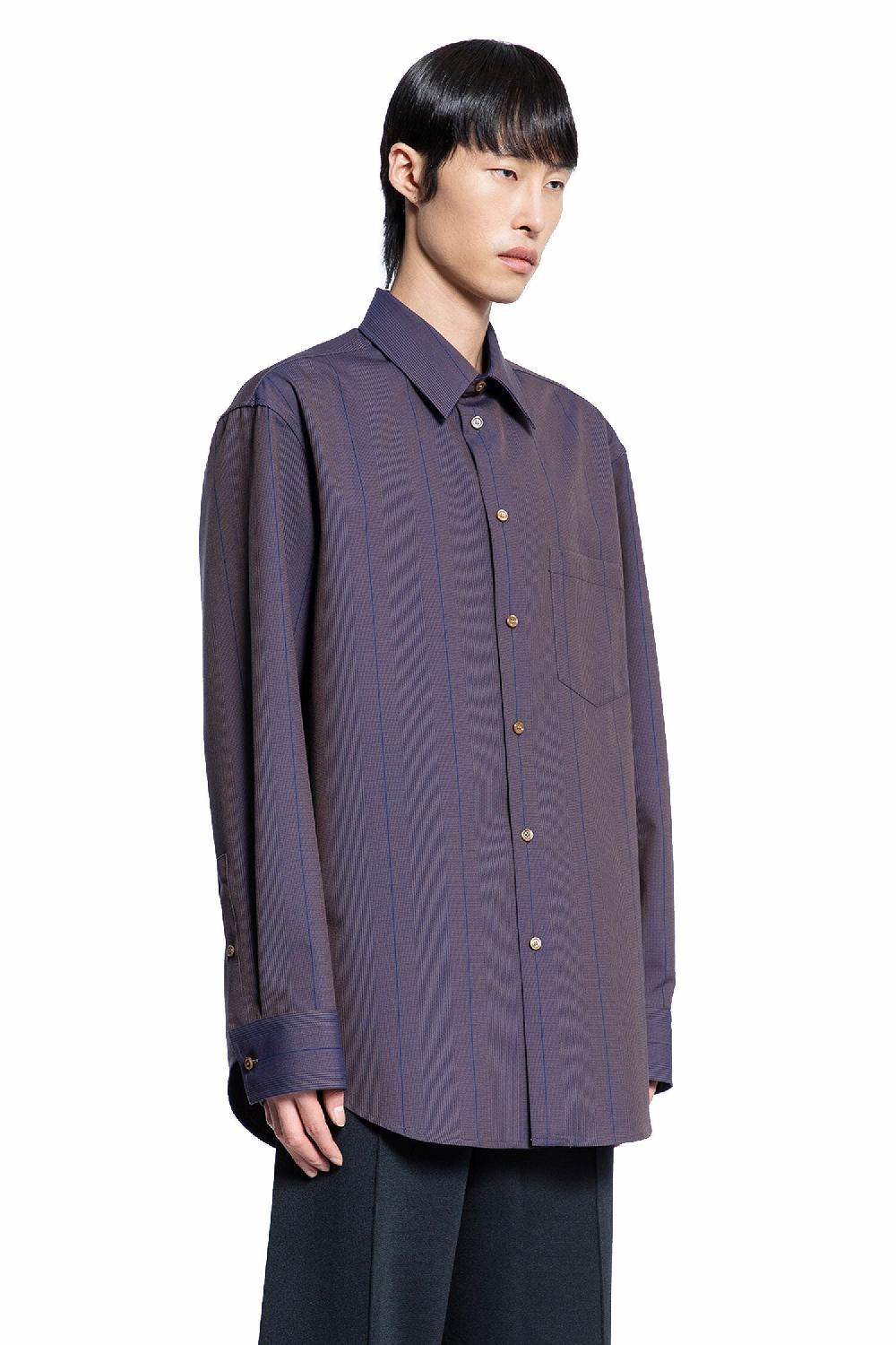 Antonioli BURBERRY MAN PURPLE SHIRTS