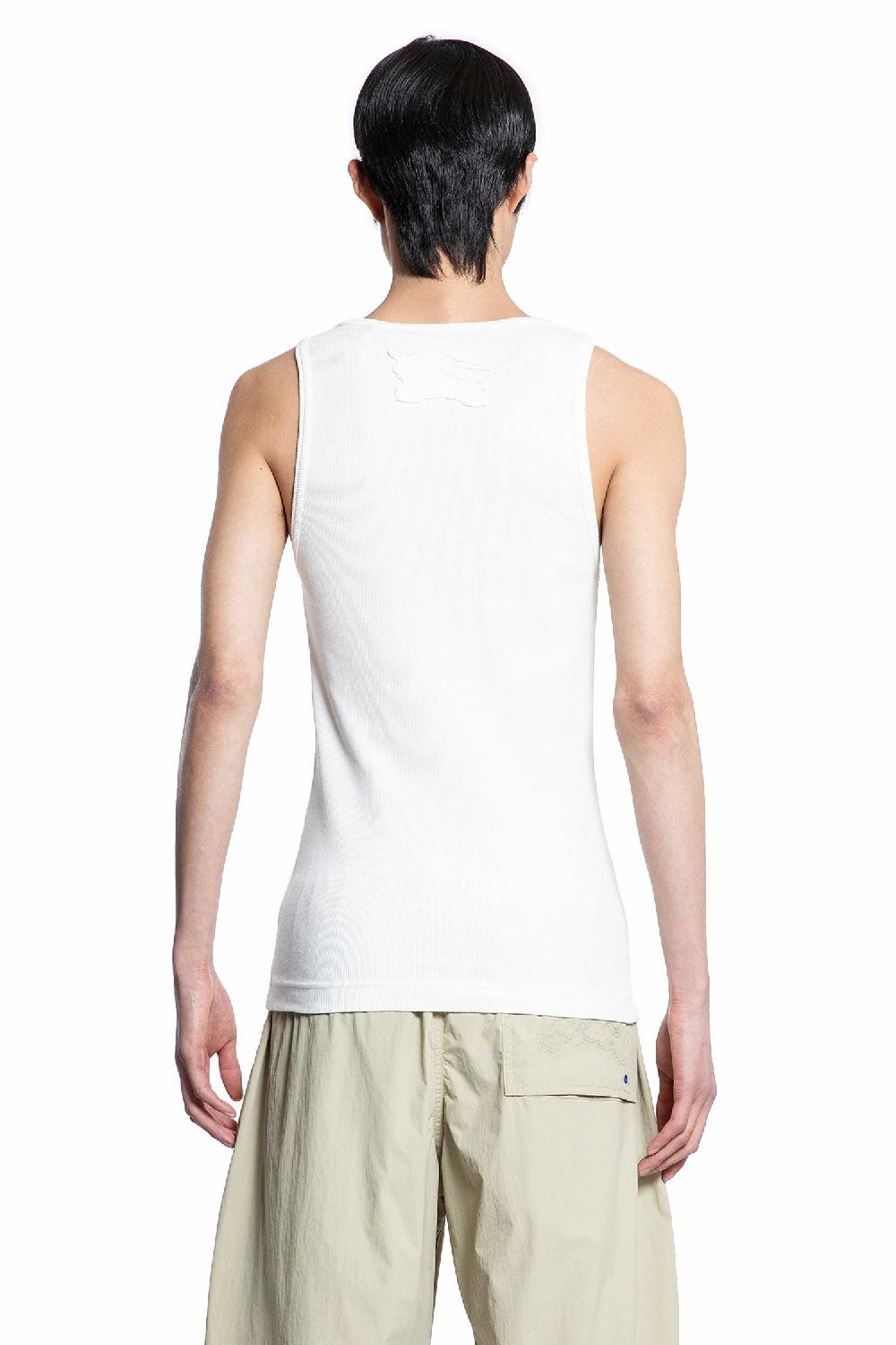 Antonioli BURBERRY MAN WHITE T-SHIRTS & TANK TOPS