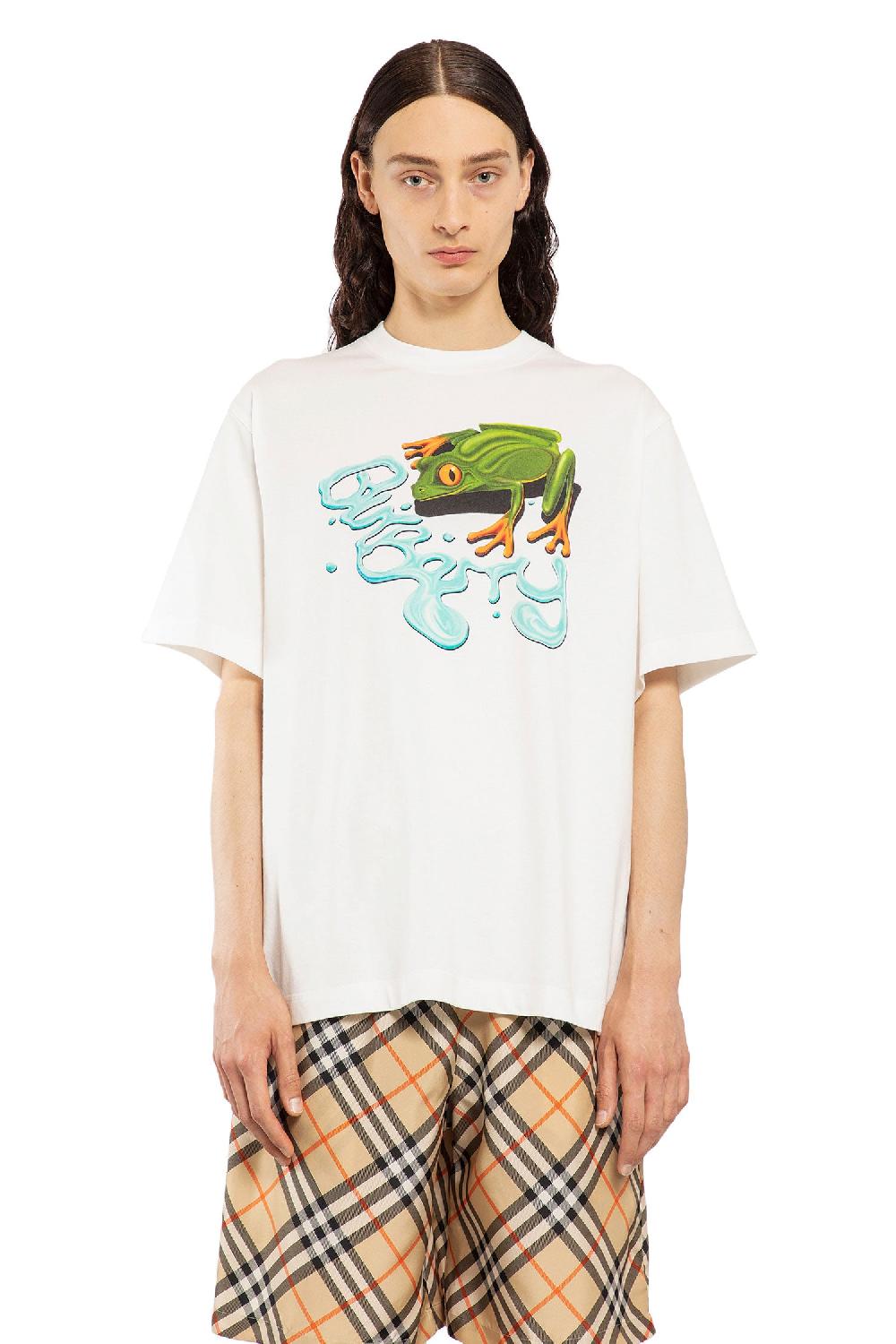 Antonioli BURBERRY MAN WHITE T-SHIRTS & TANK TOPS