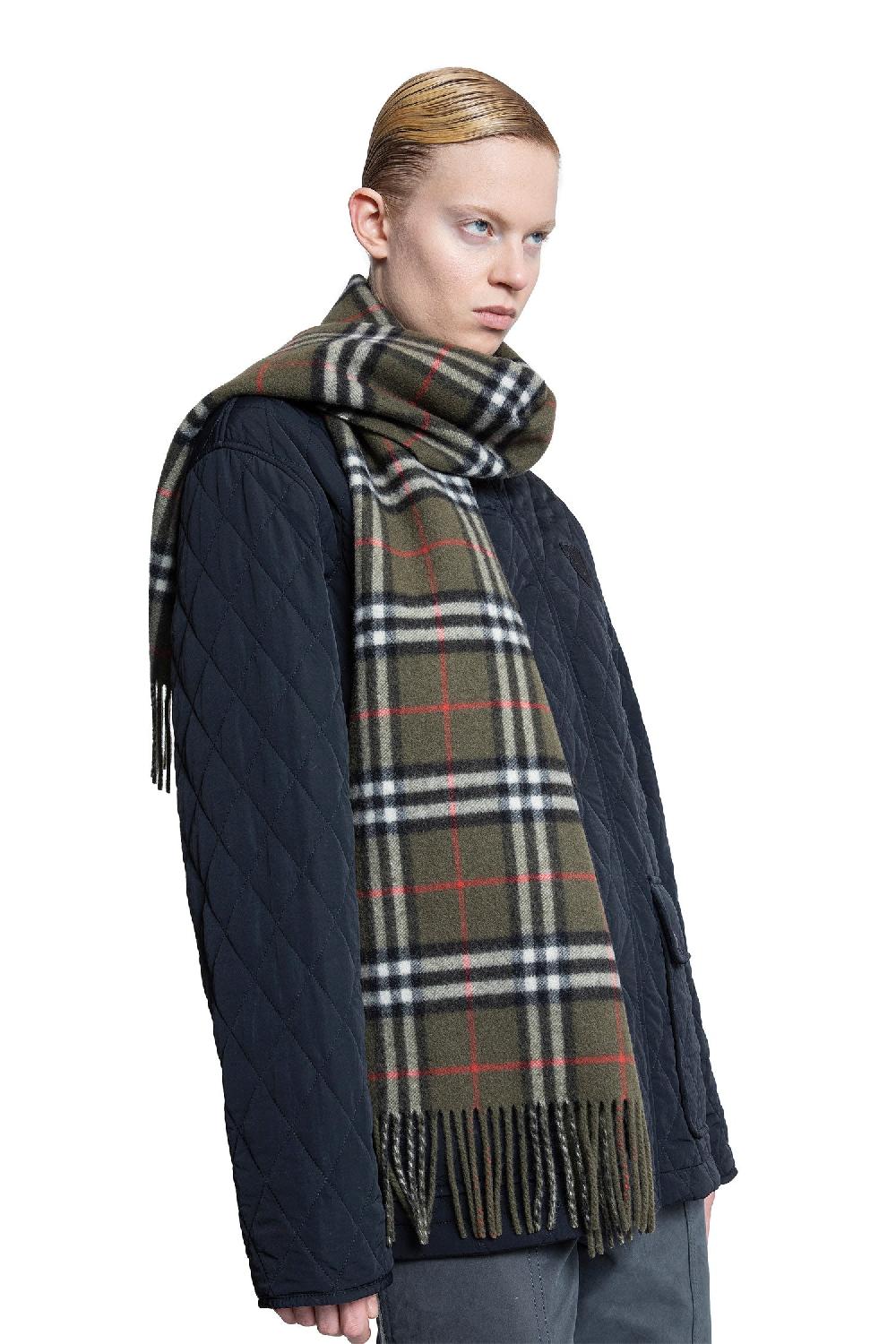 Antonioli BURBERRY UNISEX GREEN SCARVES
