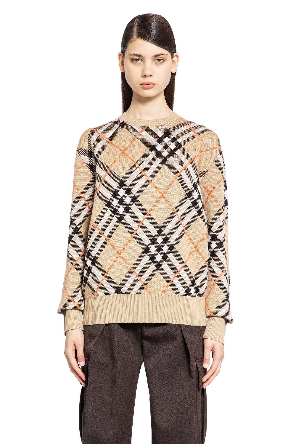 Antonioli BURBERRY WOMAN BEIGE KNITWEAR