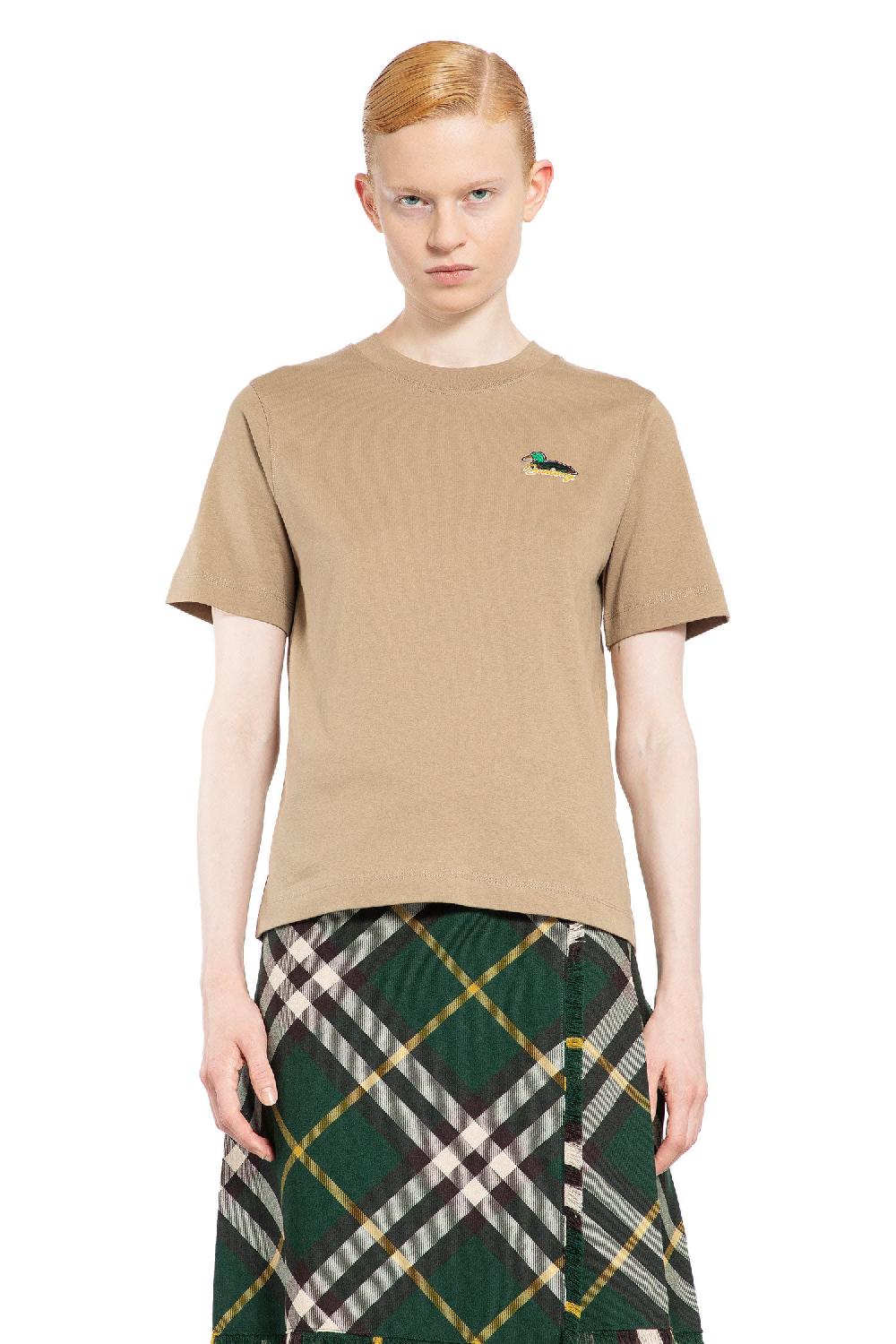 Antonioli BURBERRY WOMAN BEIGE T-SHIRTS & TANK TOPS
