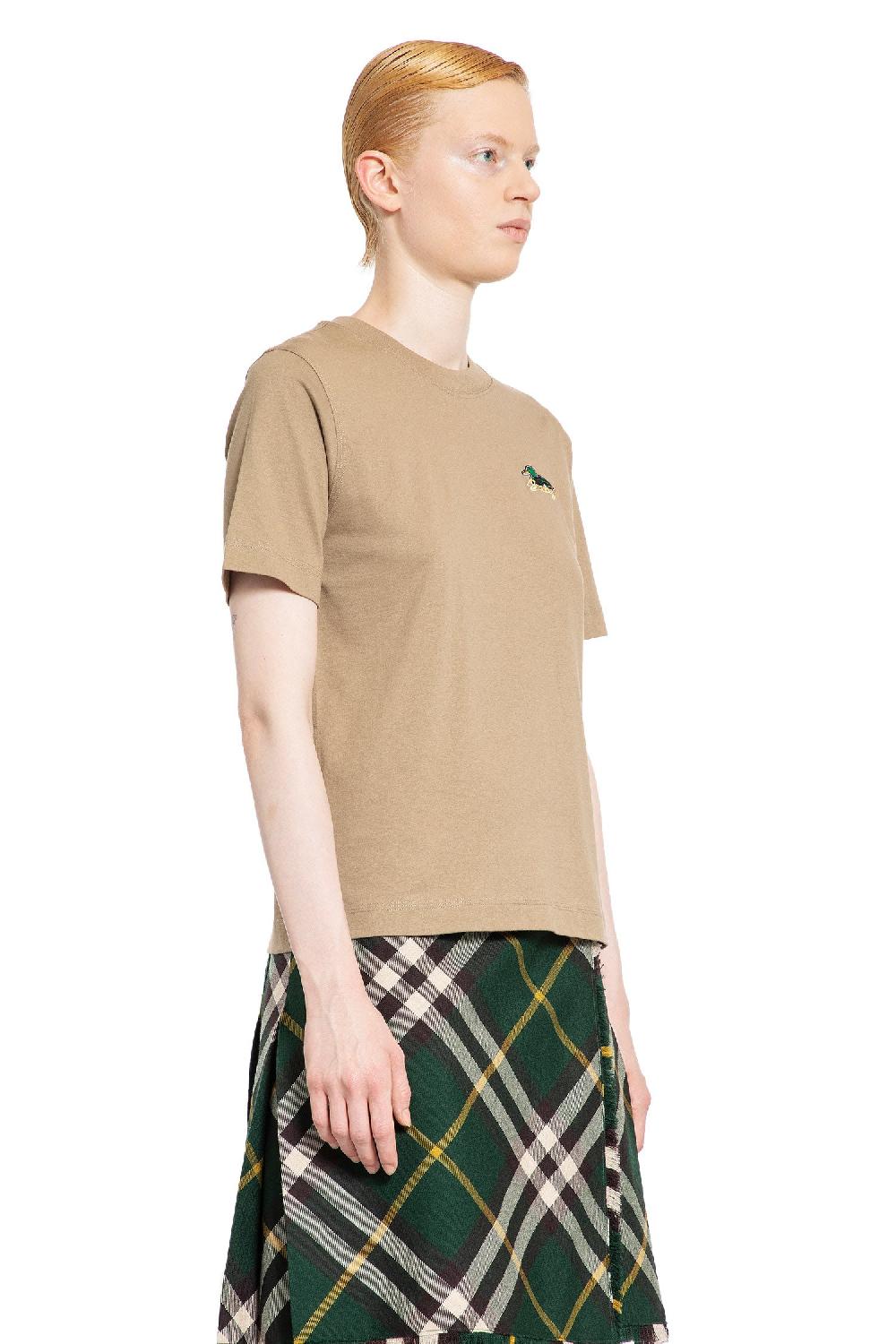 Antonioli BURBERRY WOMAN BEIGE T-SHIRTS & TANK TOPS