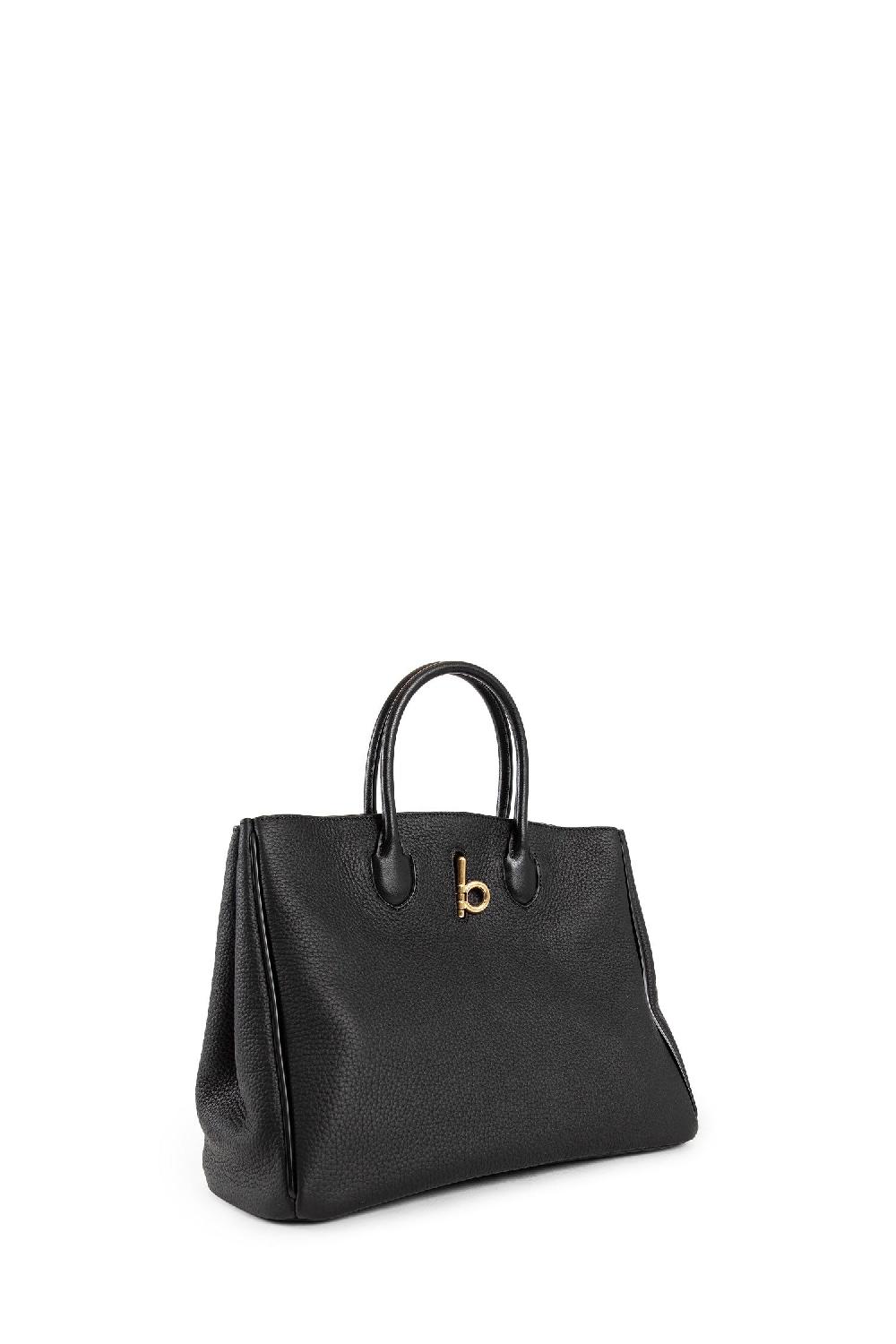 Antonioli BURBERRY WOMAN BLACK TOP HANDLE BAGS