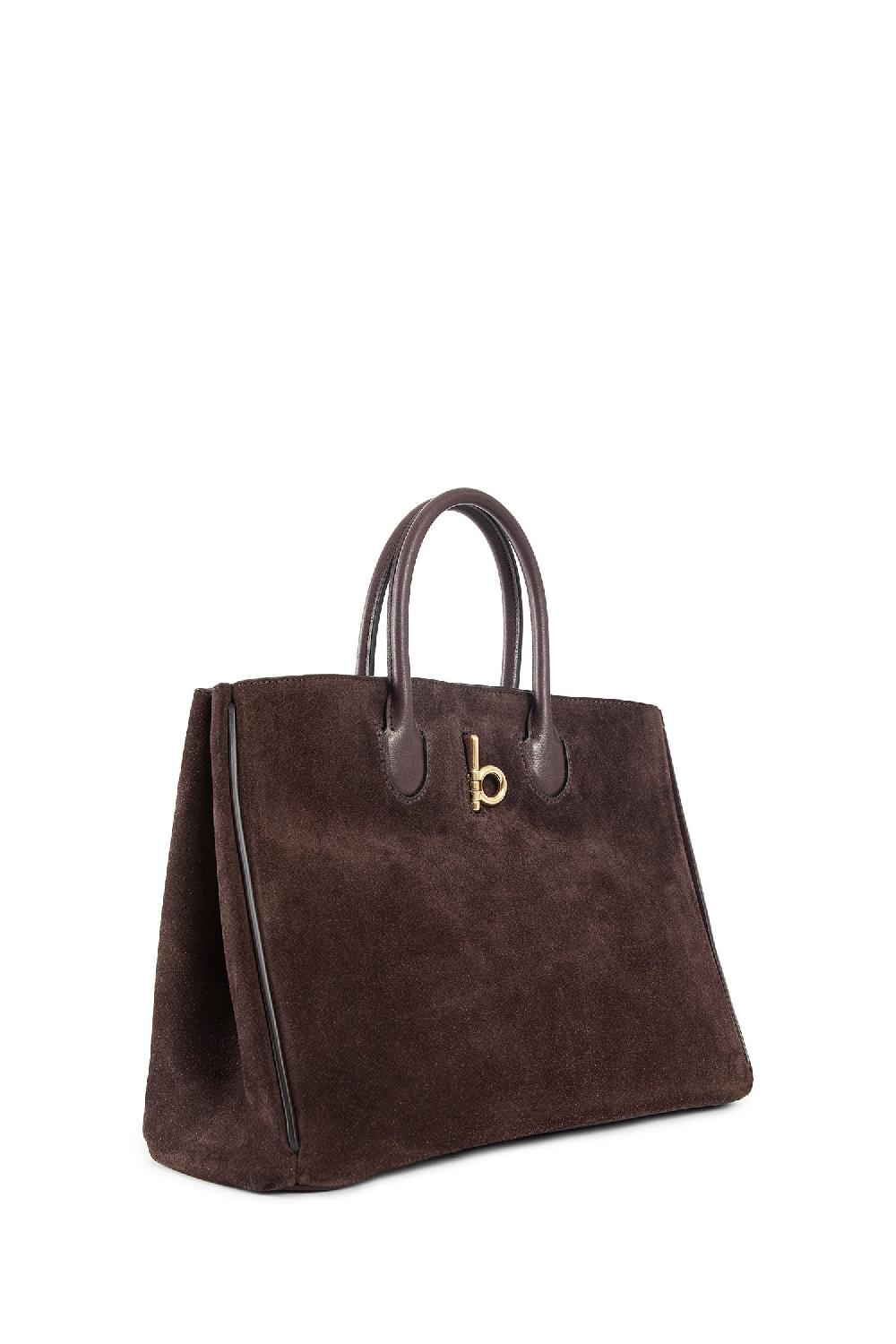 Antonioli BURBERRY WOMAN BROWN TOTE BAGS