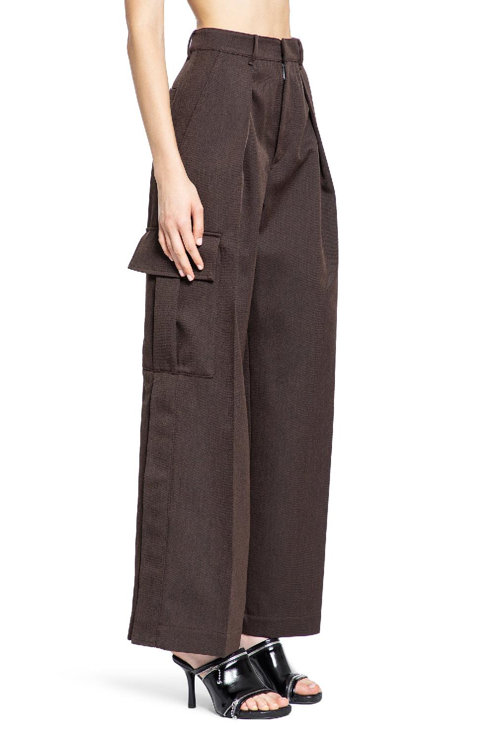 Antonioli BURBERRY WOMAN BROWN TROUSERS