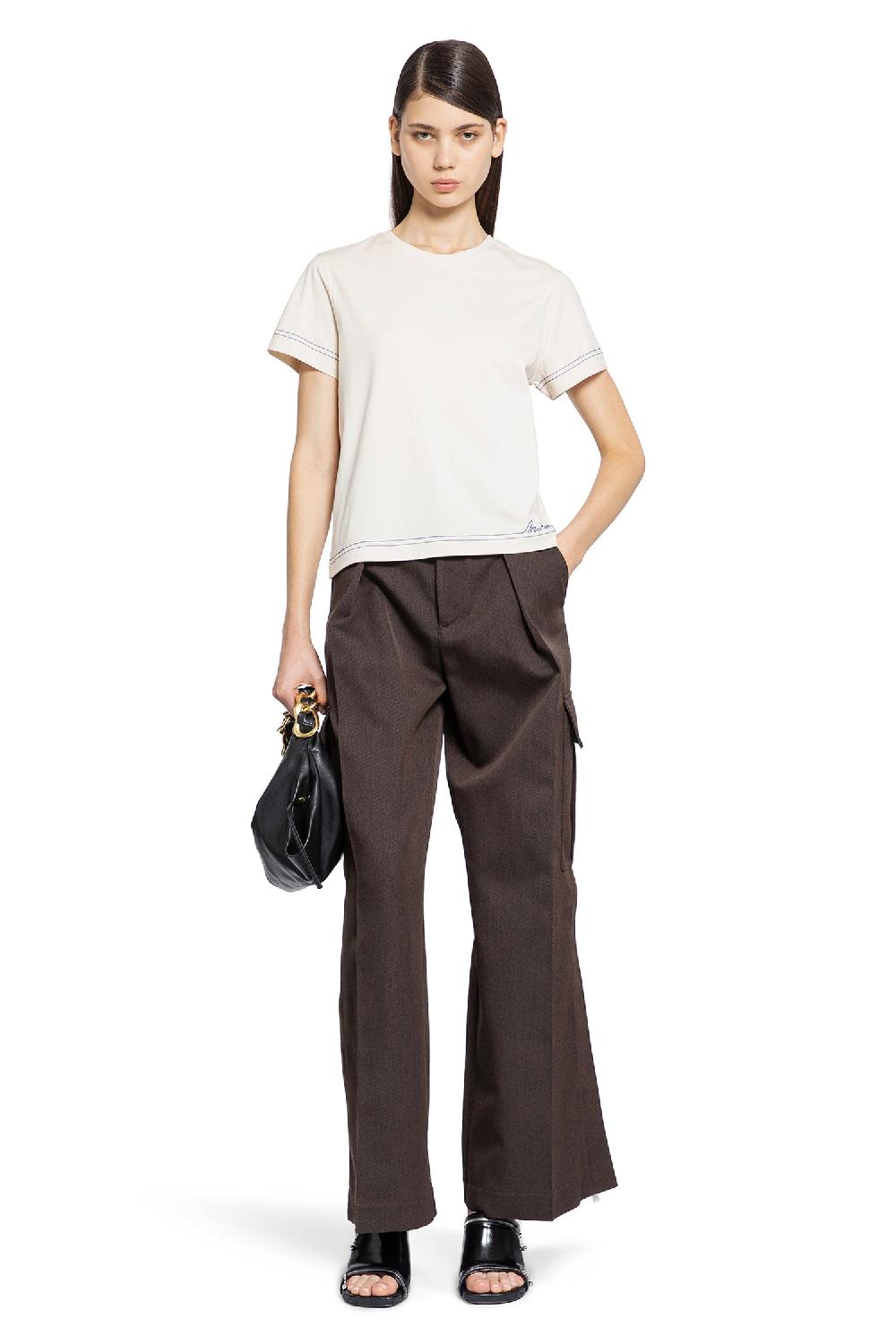 Antonioli BURBERRY WOMAN BROWN TROUSERS
