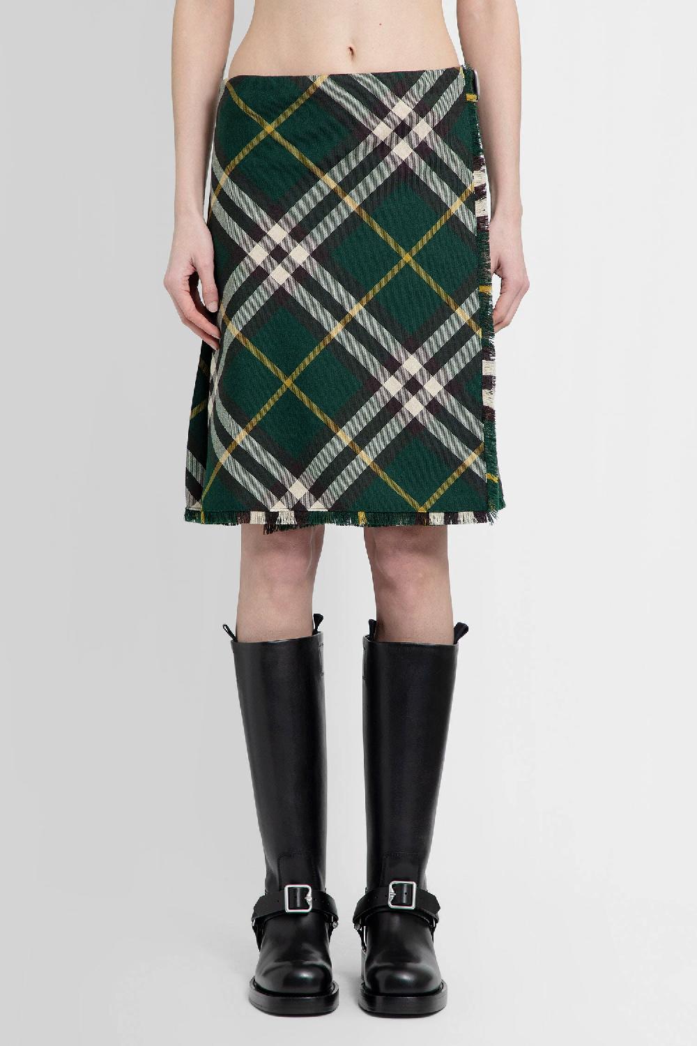 Antonioli BURBERRY WOMAN GREEN SKIRTS
