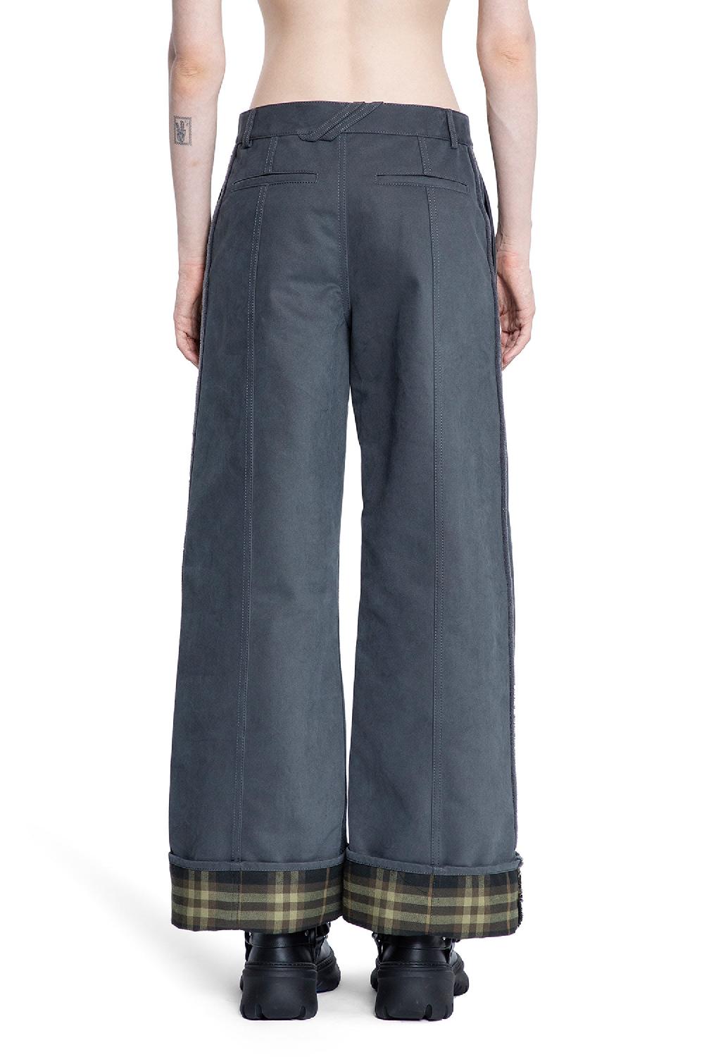 Antonioli BURBERRY WOMAN GREY TROUSERS