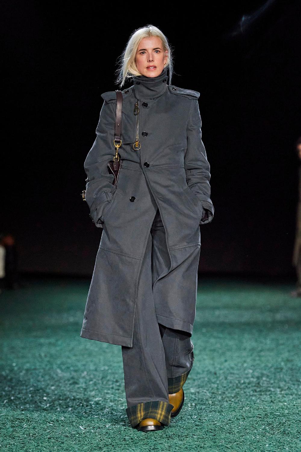 Antonioli BURBERRY WOMAN GREY TROUSERS