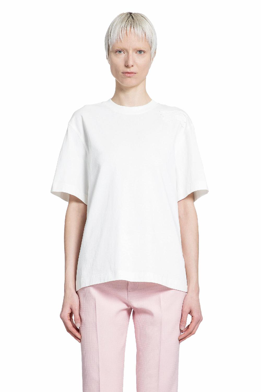 Antonioli BURBERRY WOMAN WHITE T-SHIRTS & TANK TOPS
