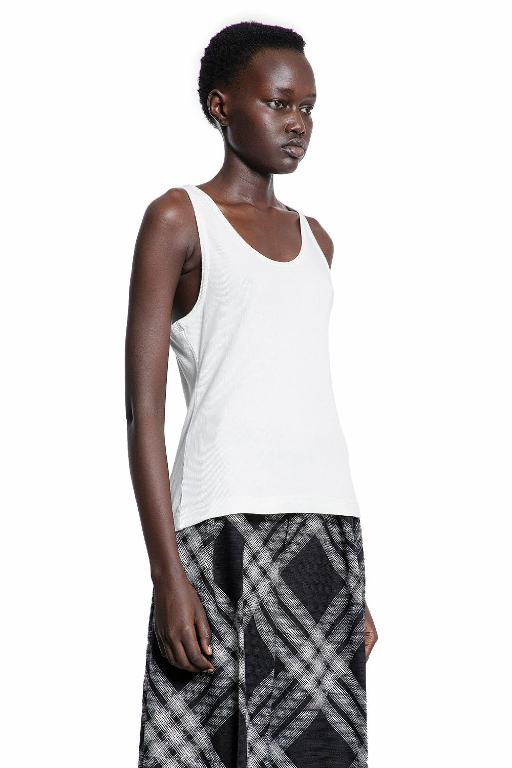Antonioli BURBERRY WOMAN WHITE T-SHIRTS & TANK TOPS