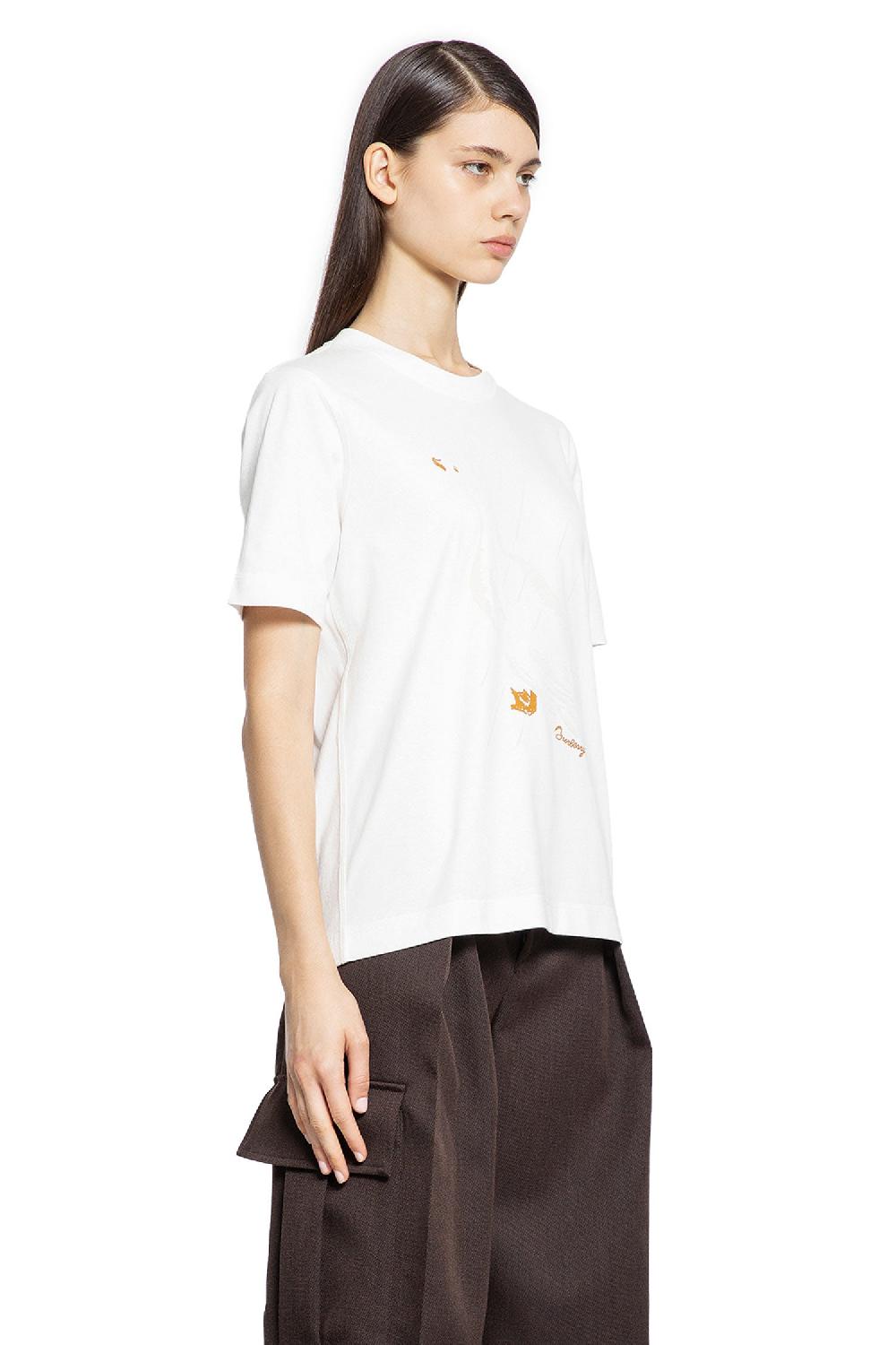 Antonioli BURBERRY WOMAN WHITE T-SHIRTS & TANK TOPS