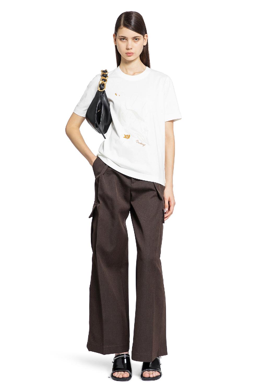 Antonioli BURBERRY WOMAN WHITE T-SHIRTS & TANK TOPS