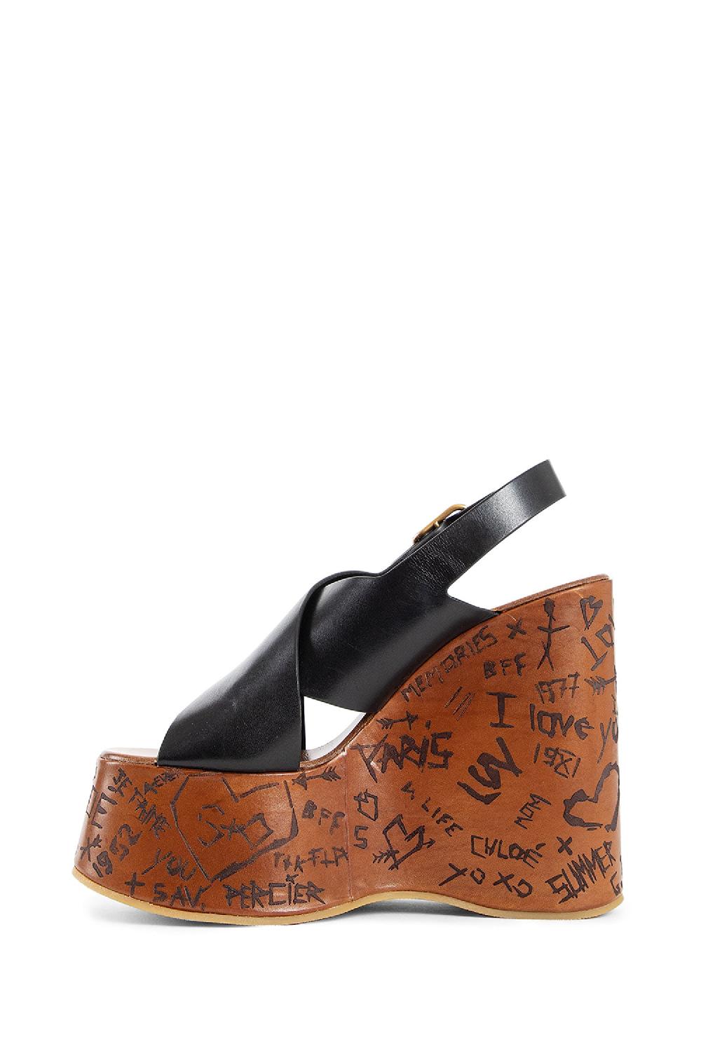 Antonioli CHLOÉ WOMAN BLACK SANDALS & SLIDES