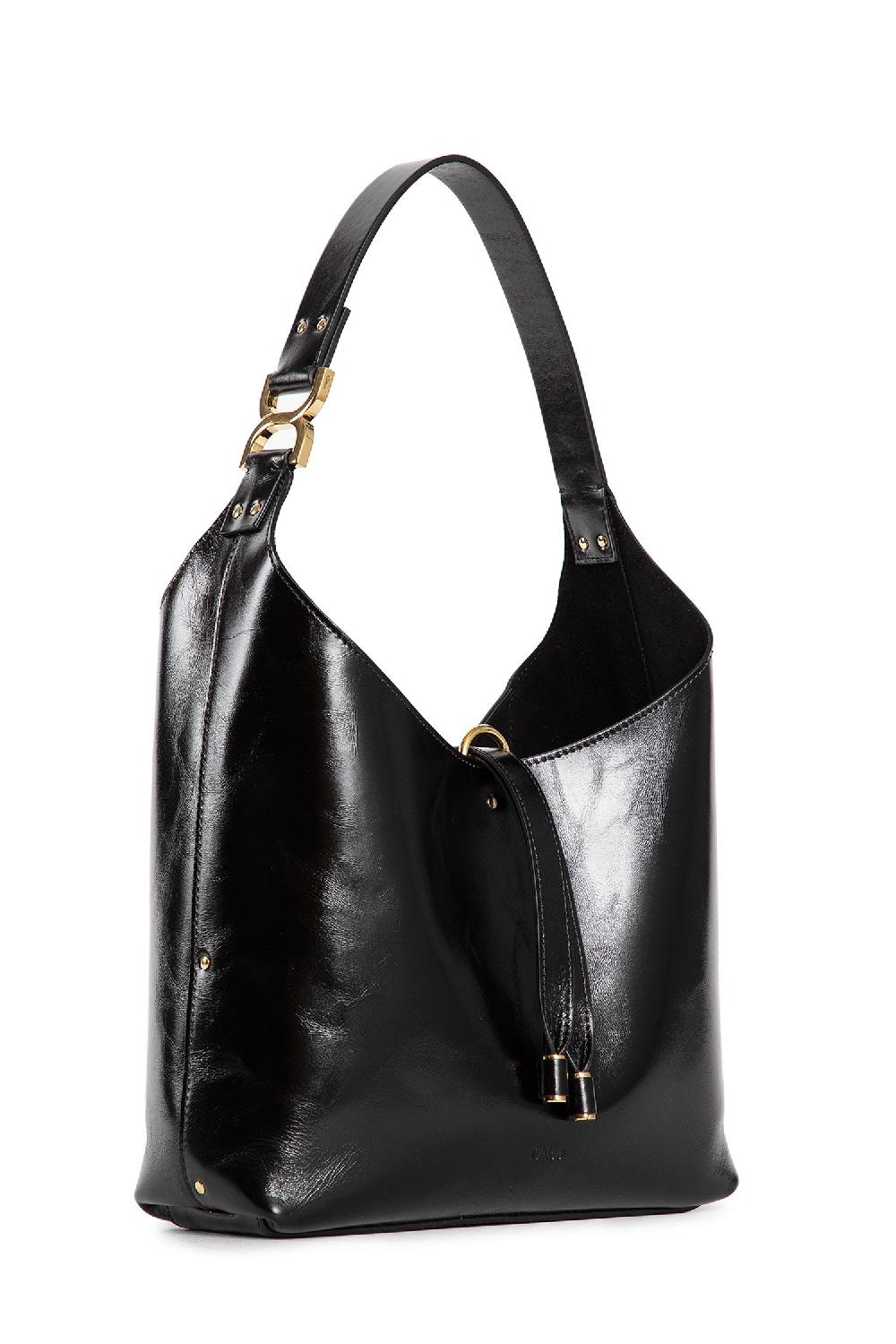 Antonioli CHLOÉ WOMAN BLACK SHOULDER BAGS
