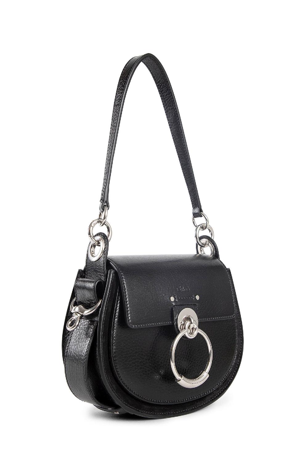 Antonioli CHLOÉ WOMAN BLACK SHOULDER BAGS
