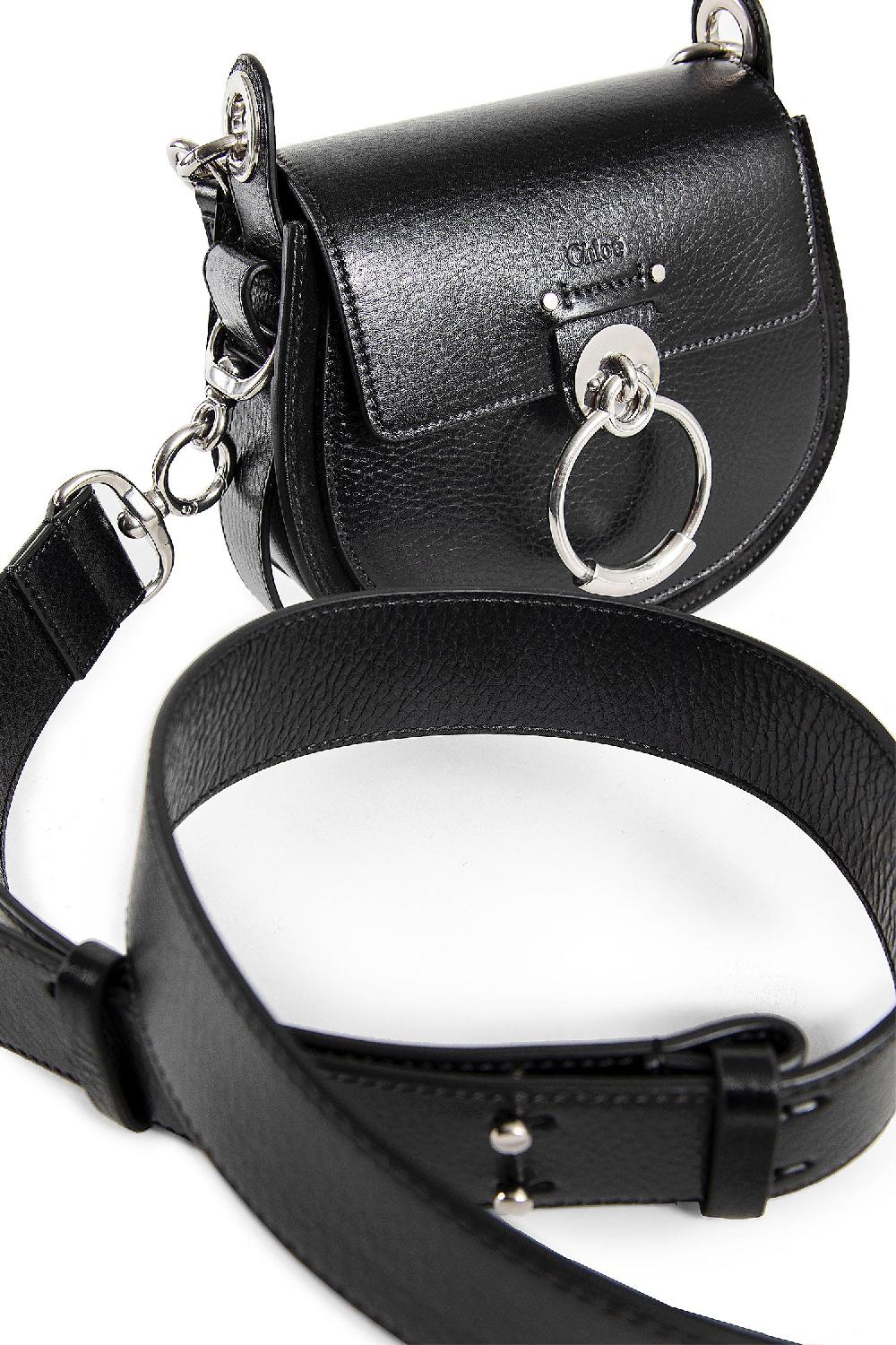 Antonioli CHLOÉ WOMAN BLACK SHOULDER BAGS