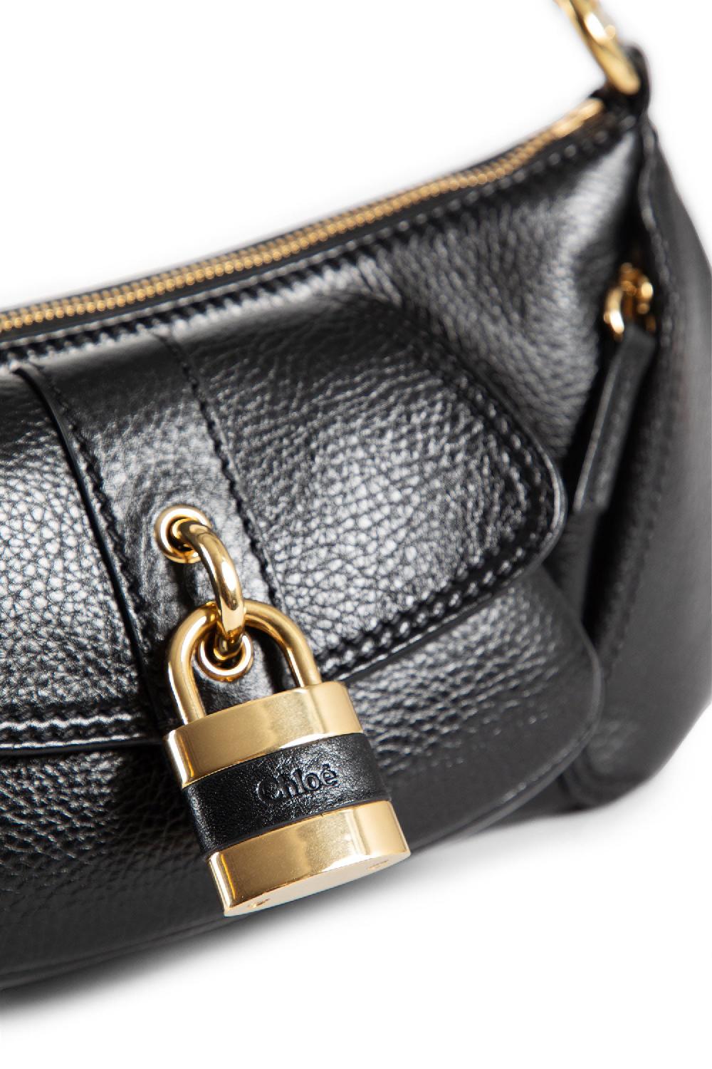 Antonioli CHLOÉ WOMAN BLACK SHOULDER BAGS