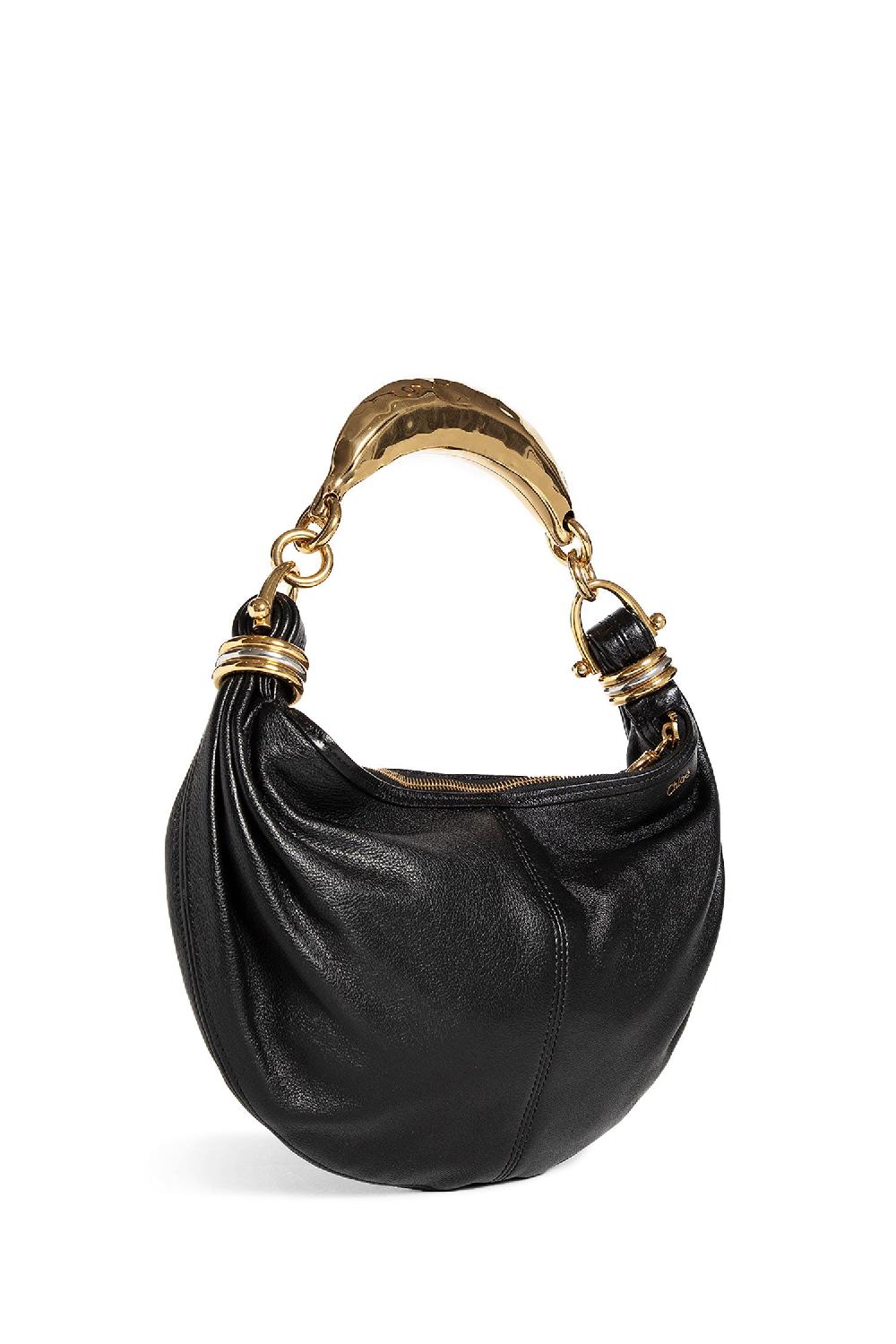 Antonioli CHLOÉ WOMAN BLACK SHOULDER BAGS