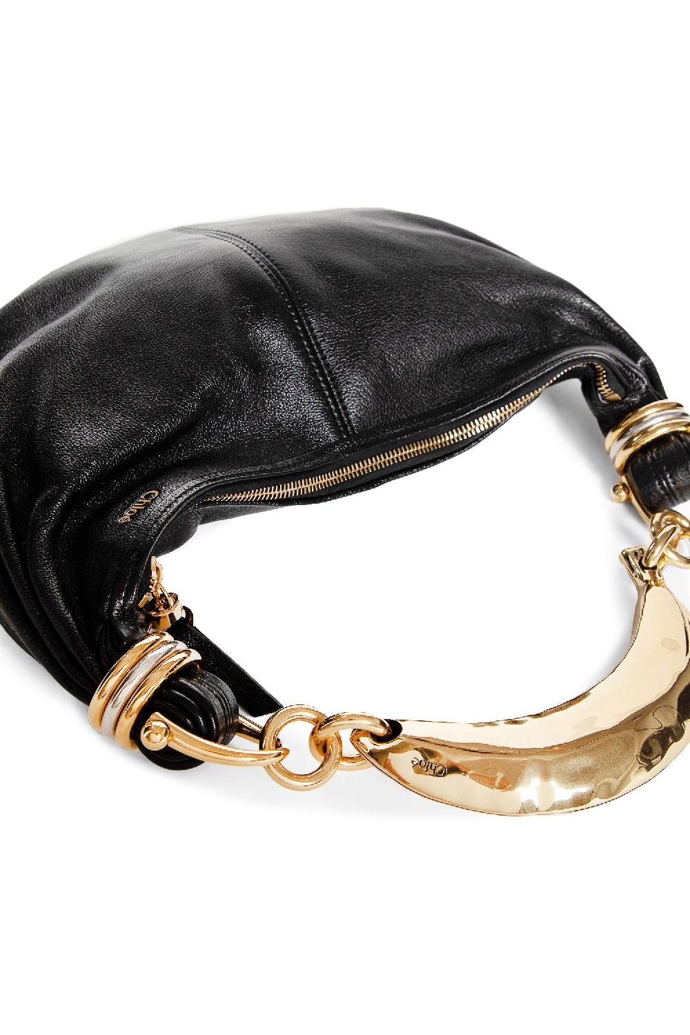 Antonioli CHLOÉ WOMAN BLACK SHOULDER BAGS