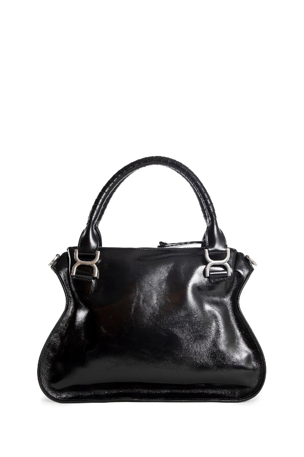 Antonioli CHLOÉ WOMAN BLACK TOP HANDLE BAGS