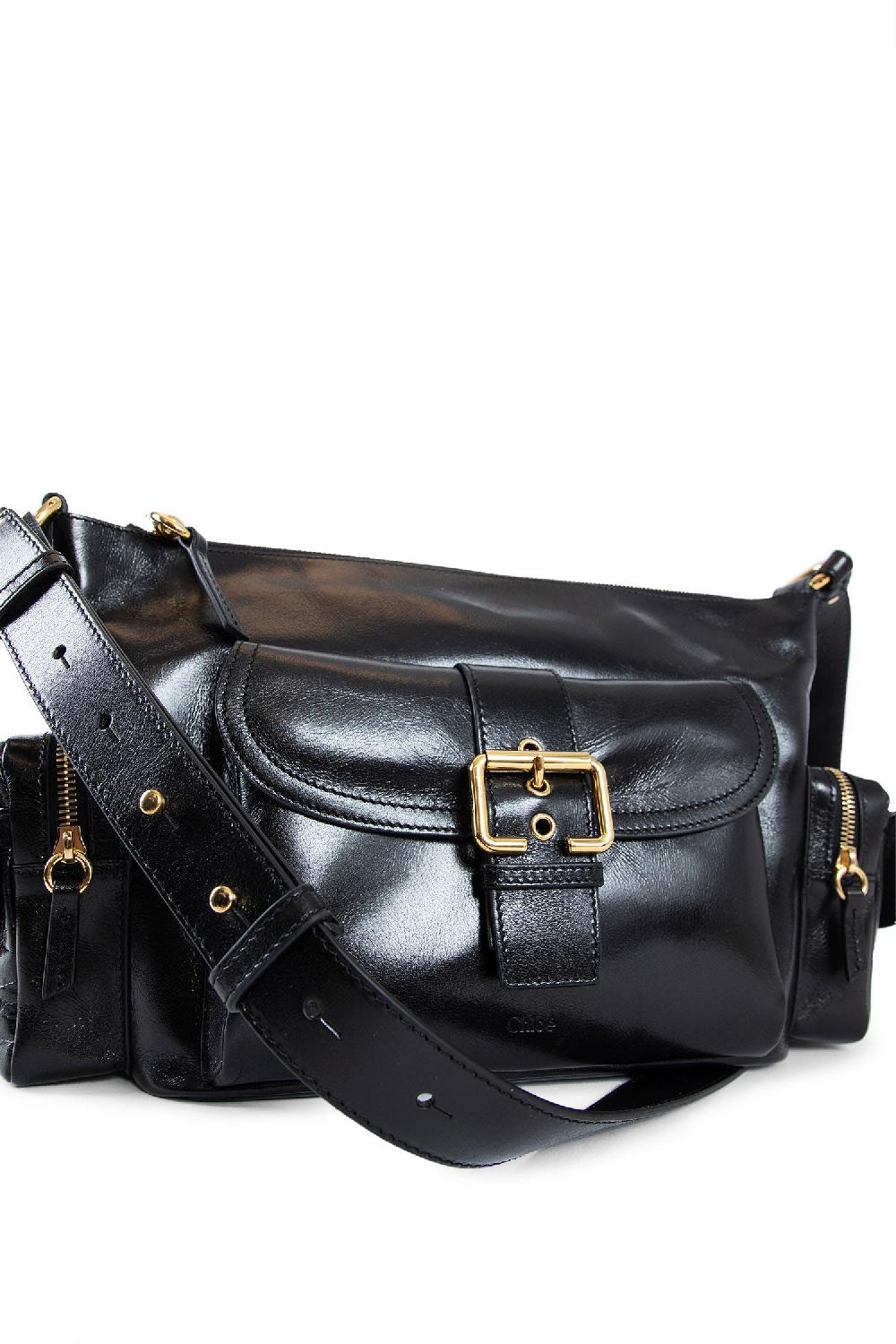 Antonioli CHLOÉ WOMAN BLACK TOP HANDLE BAGS