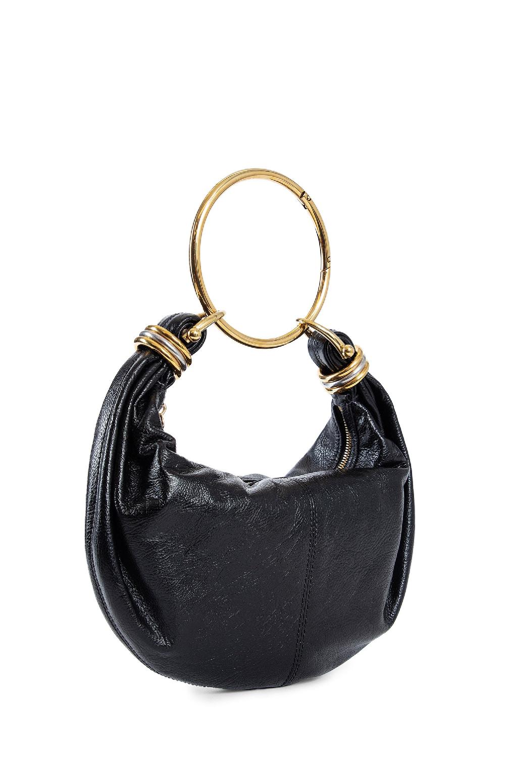 Antonioli CHLOÉ WOMAN BLACK TOP HANDLE BAGS
