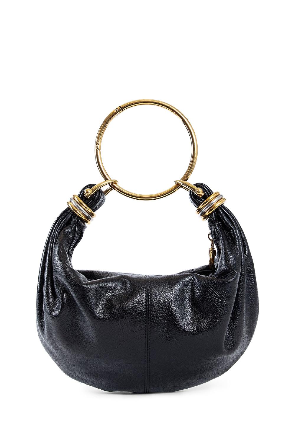 Antonioli CHLOÉ WOMAN BLACK TOP HANDLE BAGS