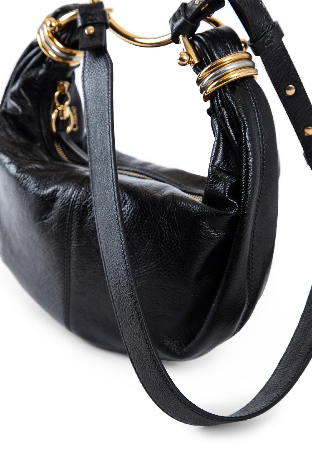 Antonioli CHLOÉ WOMAN BLACK TOP HANDLE BAGS